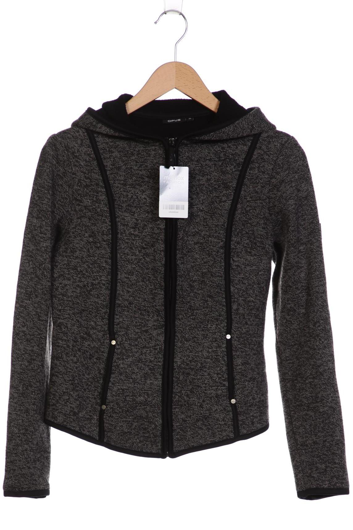 

Opus Damen Kapuzenpullover, grau, Gr. 38