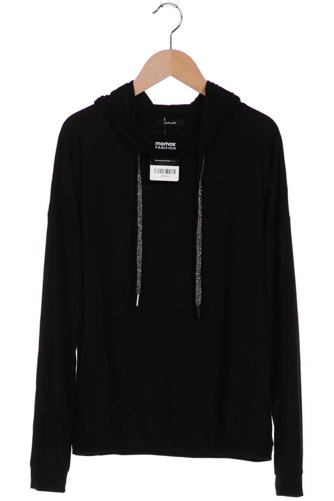 

Opus Damen Kapuzenpullover, schwarz, Gr. 38
