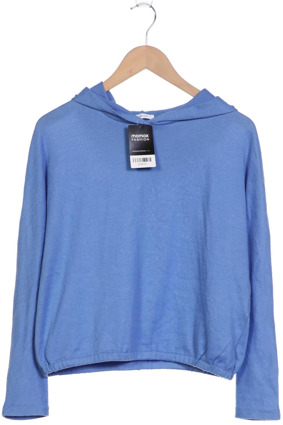 

Opus Damen Kapuzenpullover, blau, Gr. 36