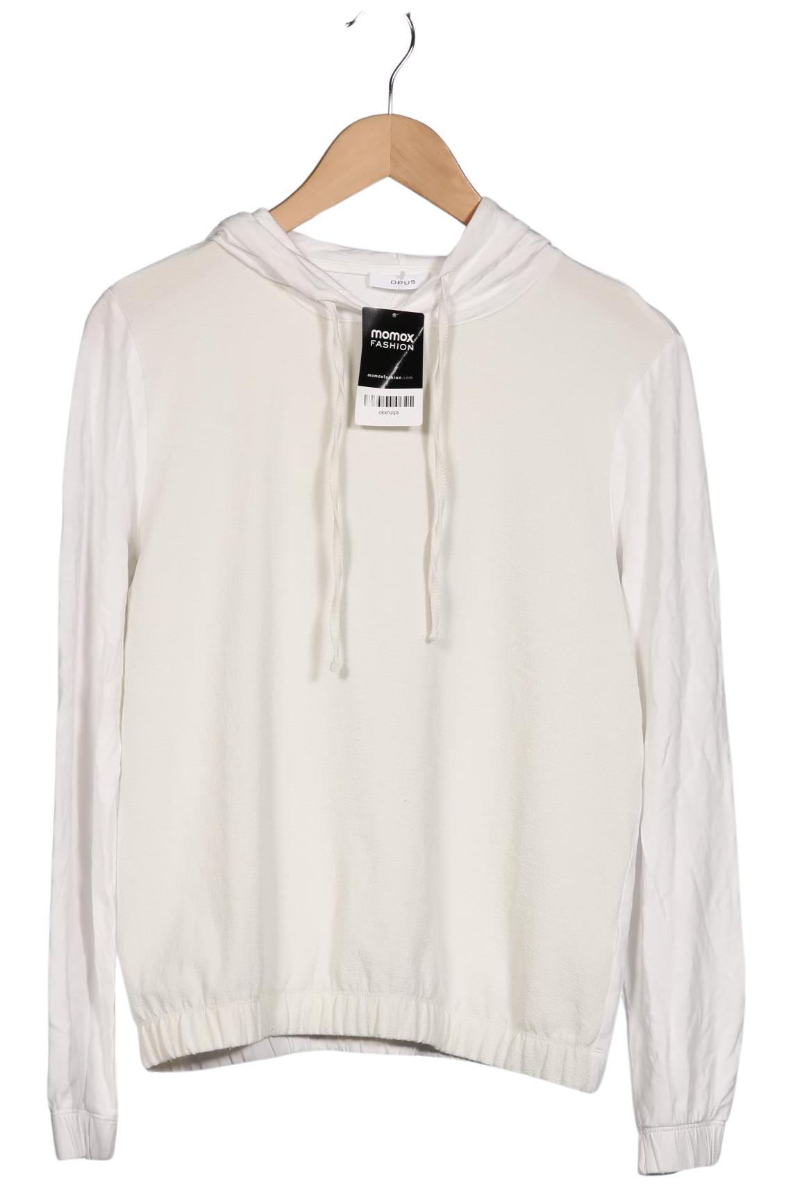 

Opus Damen Kapuzenpullover, weiß, Gr. 36