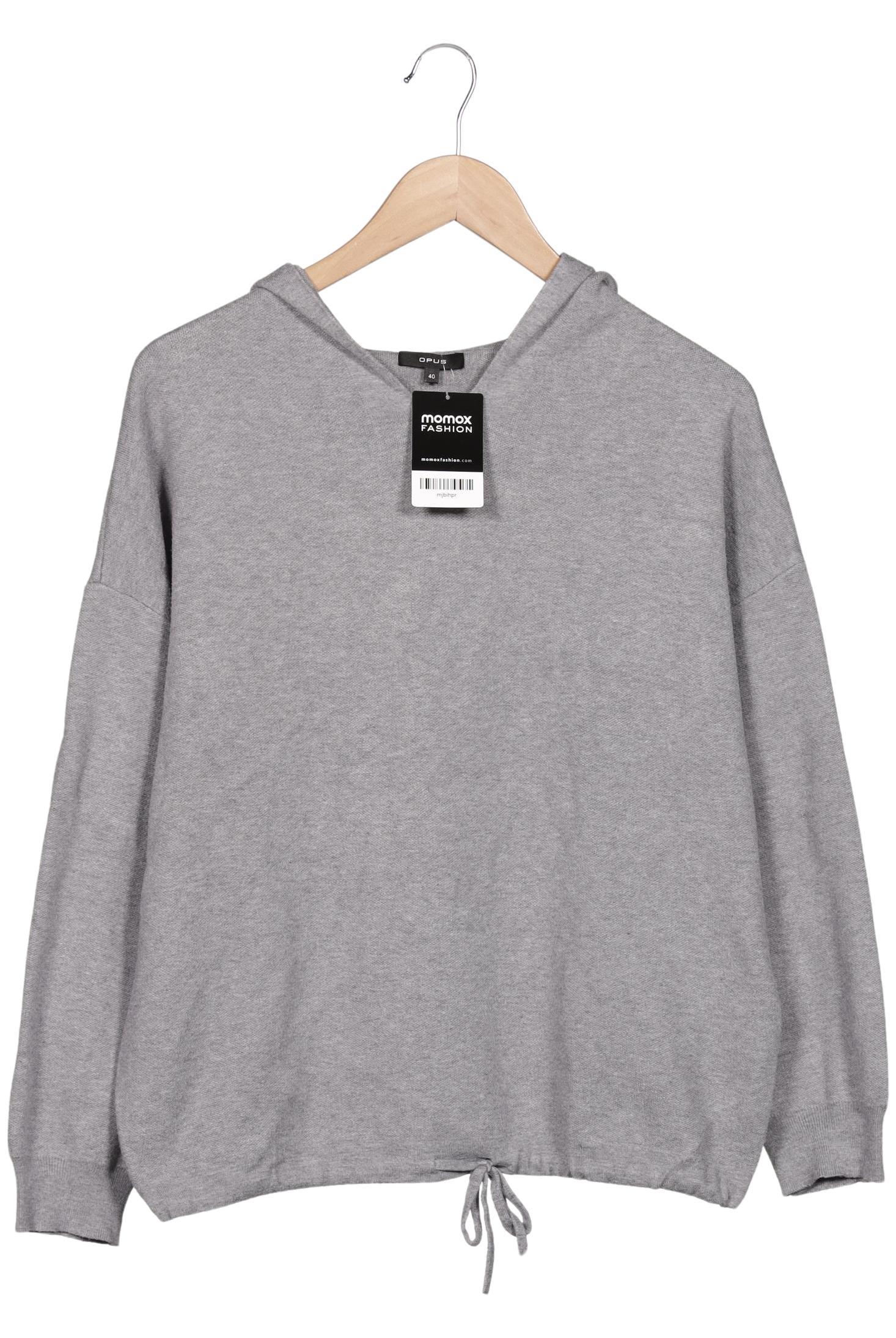 

Opus Damen Kapuzenpullover, grau, Gr. 40