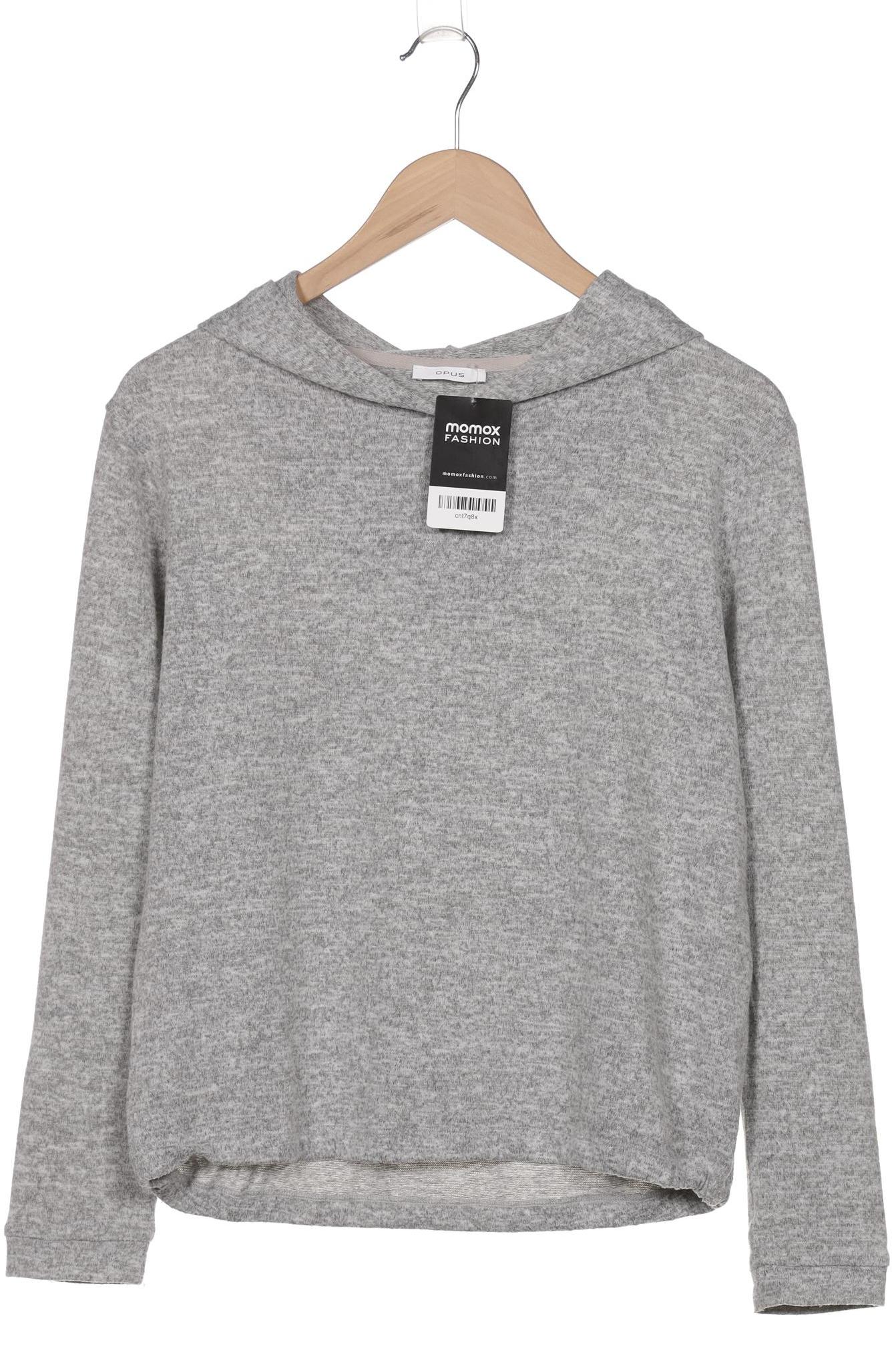 

Opus Damen Kapuzenpullover, grau, Gr. 36