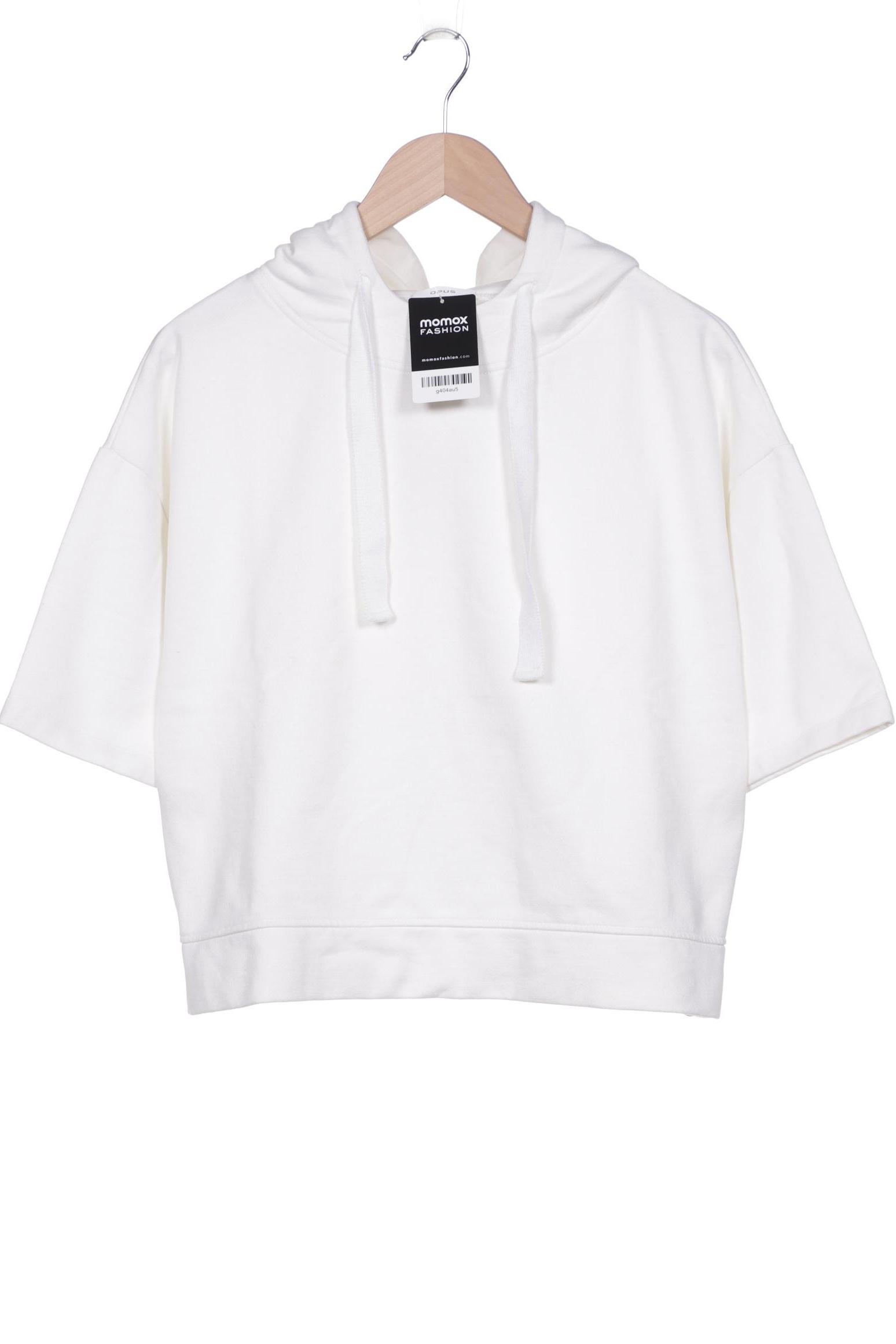 

Opus Damen Kapuzenpullover, weiß, Gr. 38