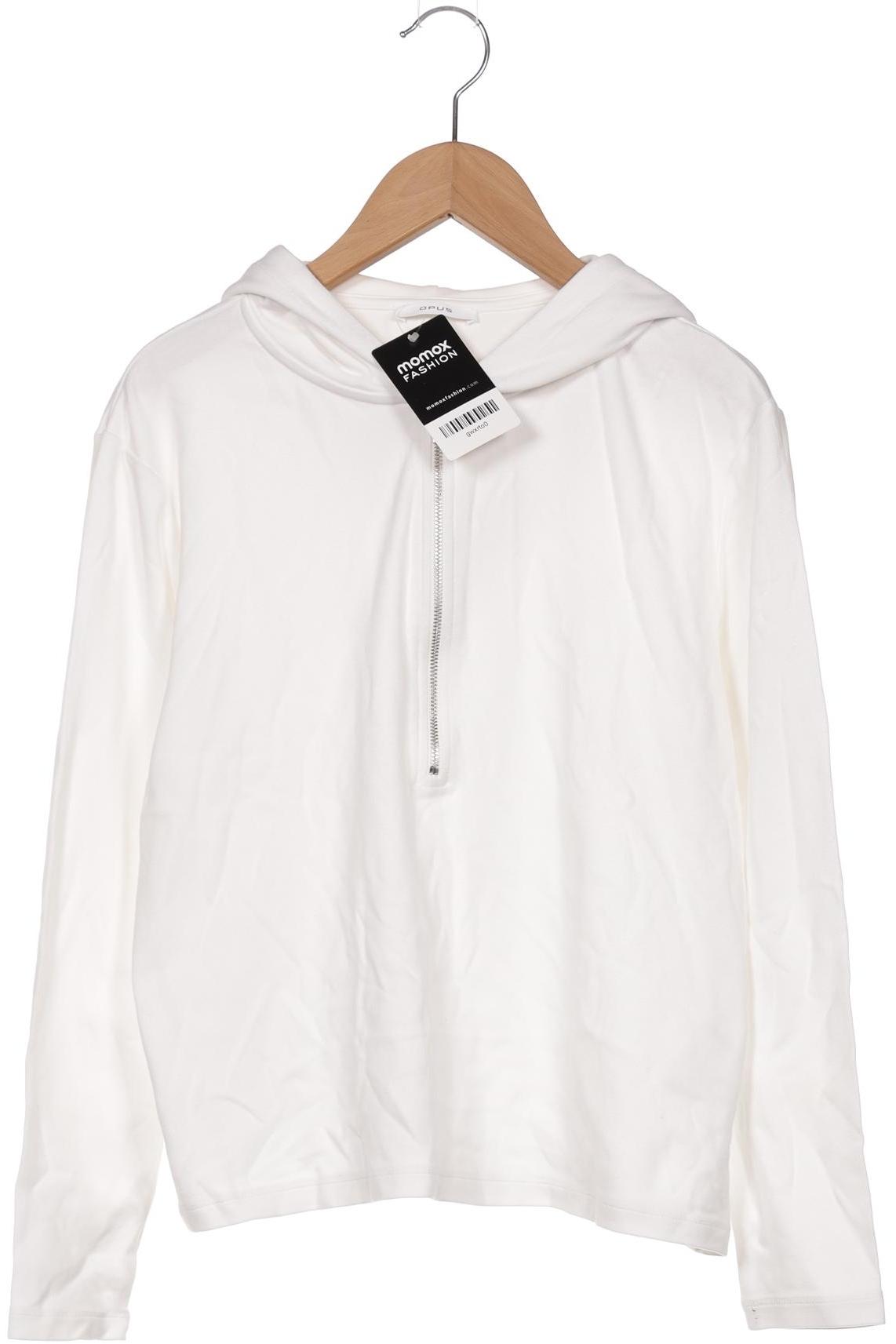 

Opus Damen Kapuzenpullover, weiß, Gr. 38