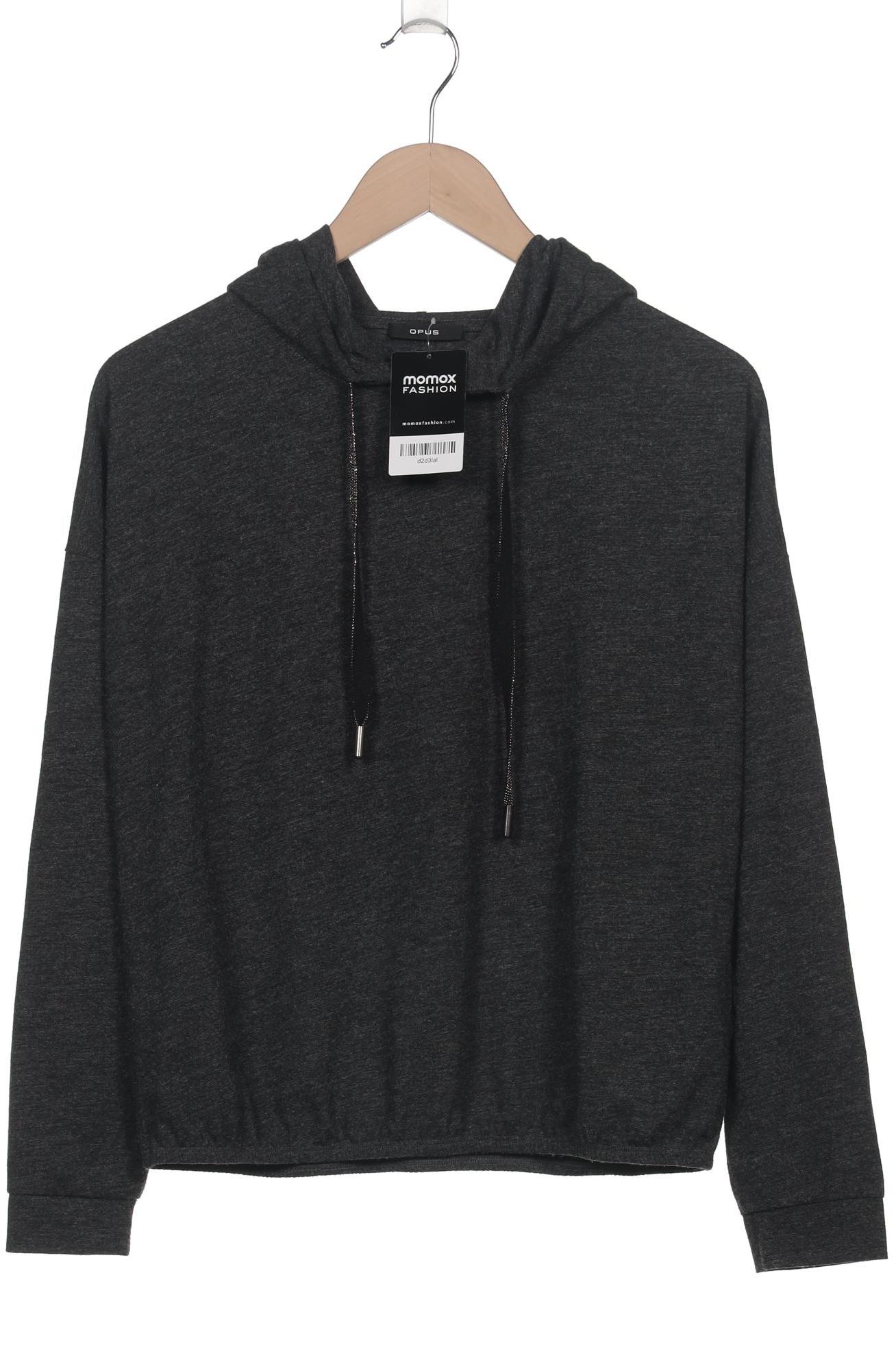

Opus Damen Kapuzenpullover, grau, Gr. 36