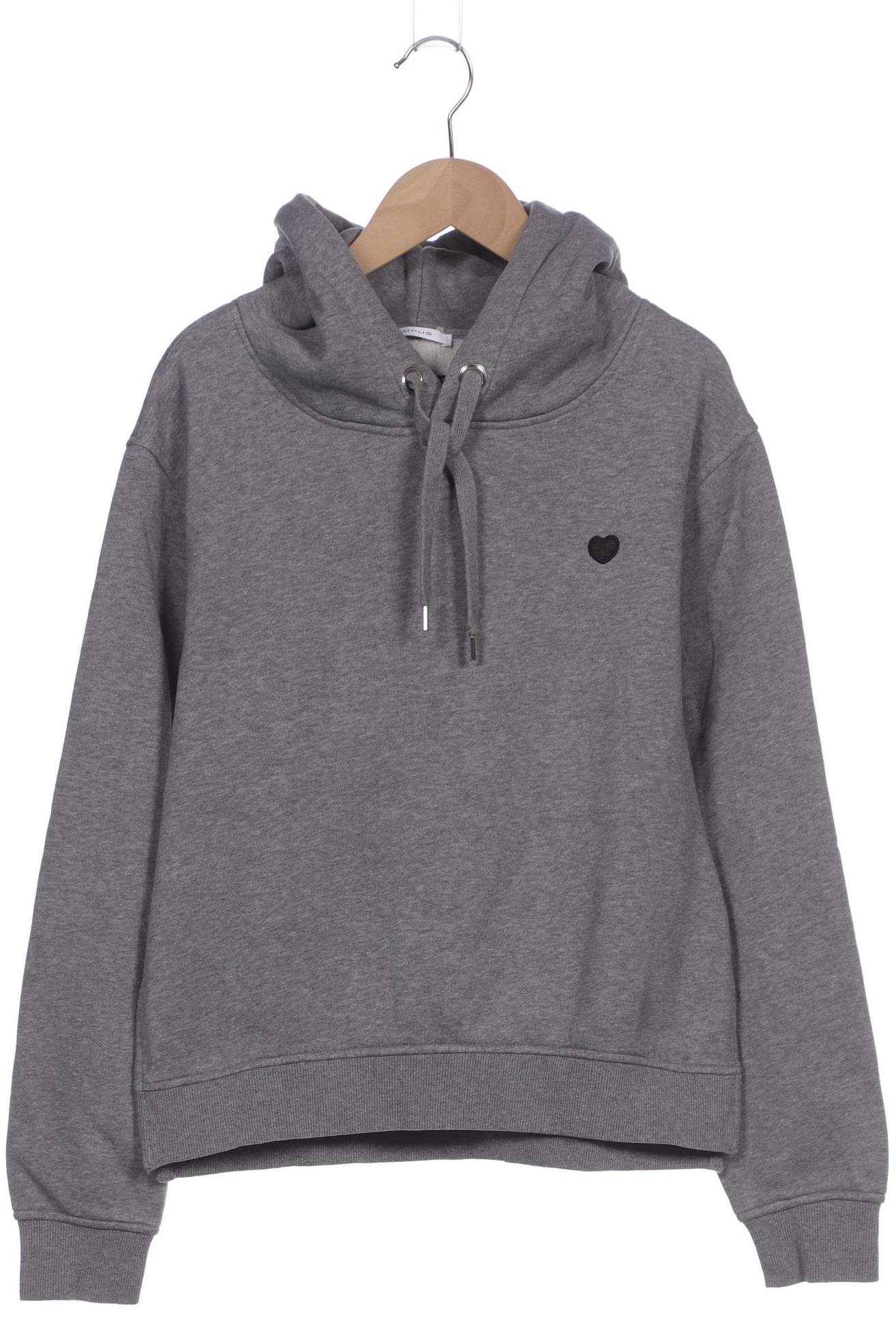 

Opus Damen Kapuzenpullover, grau, Gr. 36