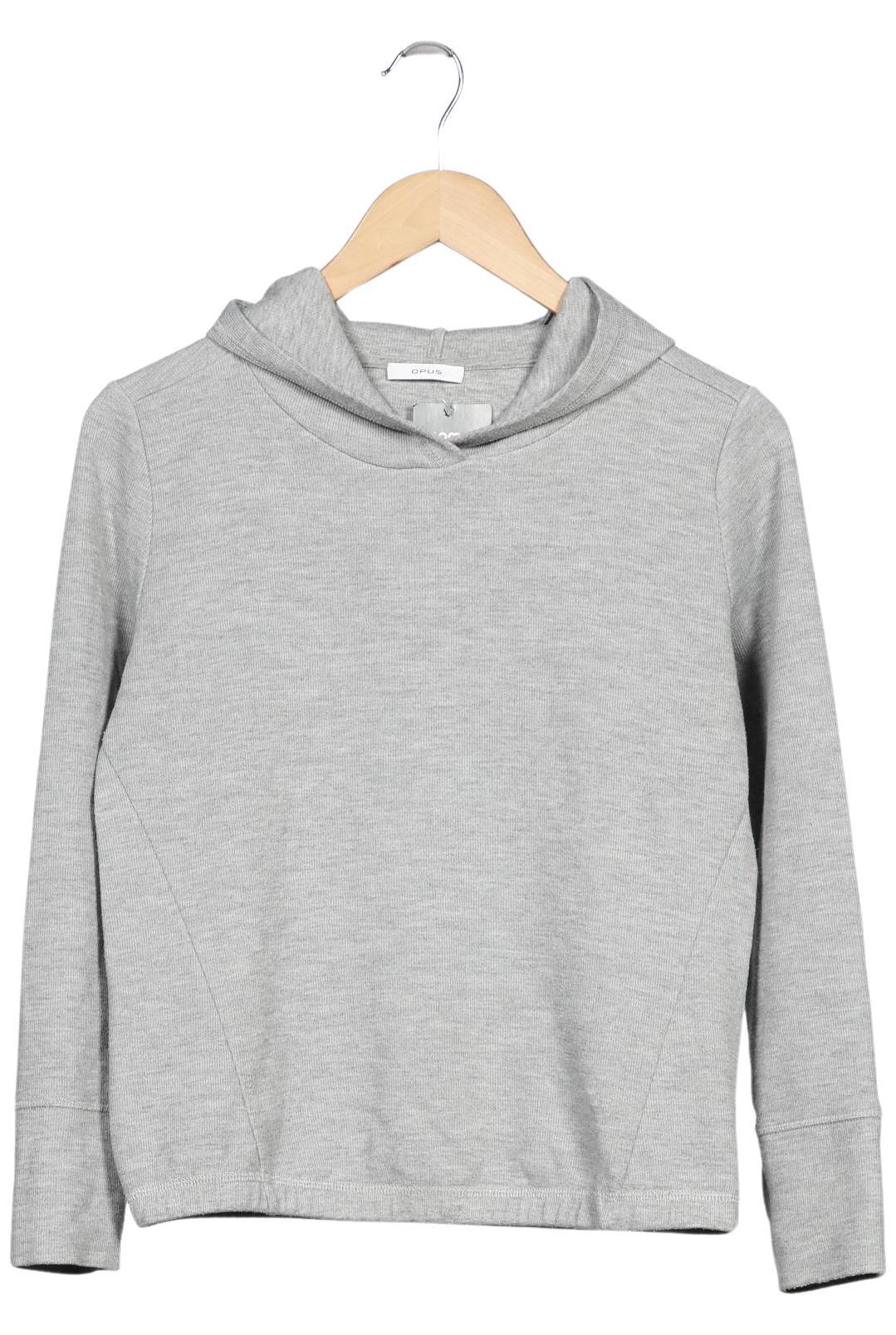 

Opus Damen Kapuzenpullover, grau, Gr. 38