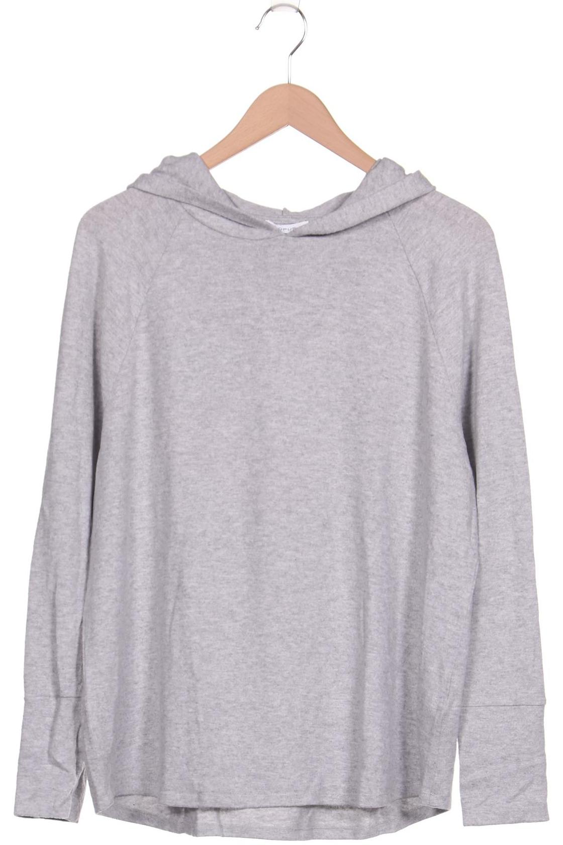 

Opus Damen Kapuzenpullover, grau, Gr. 40