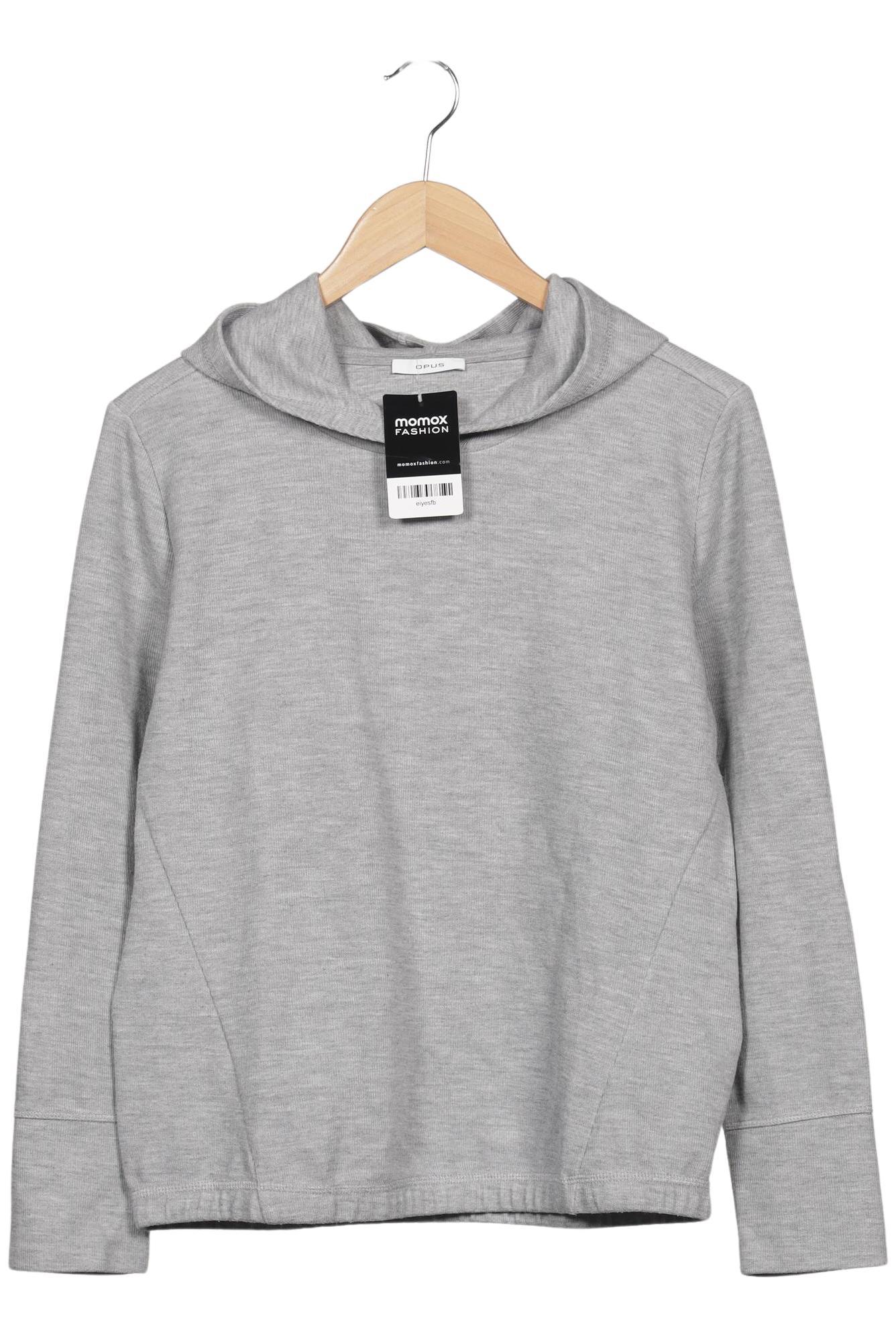 

Opus Damen Kapuzenpullover, grau, Gr. 40
