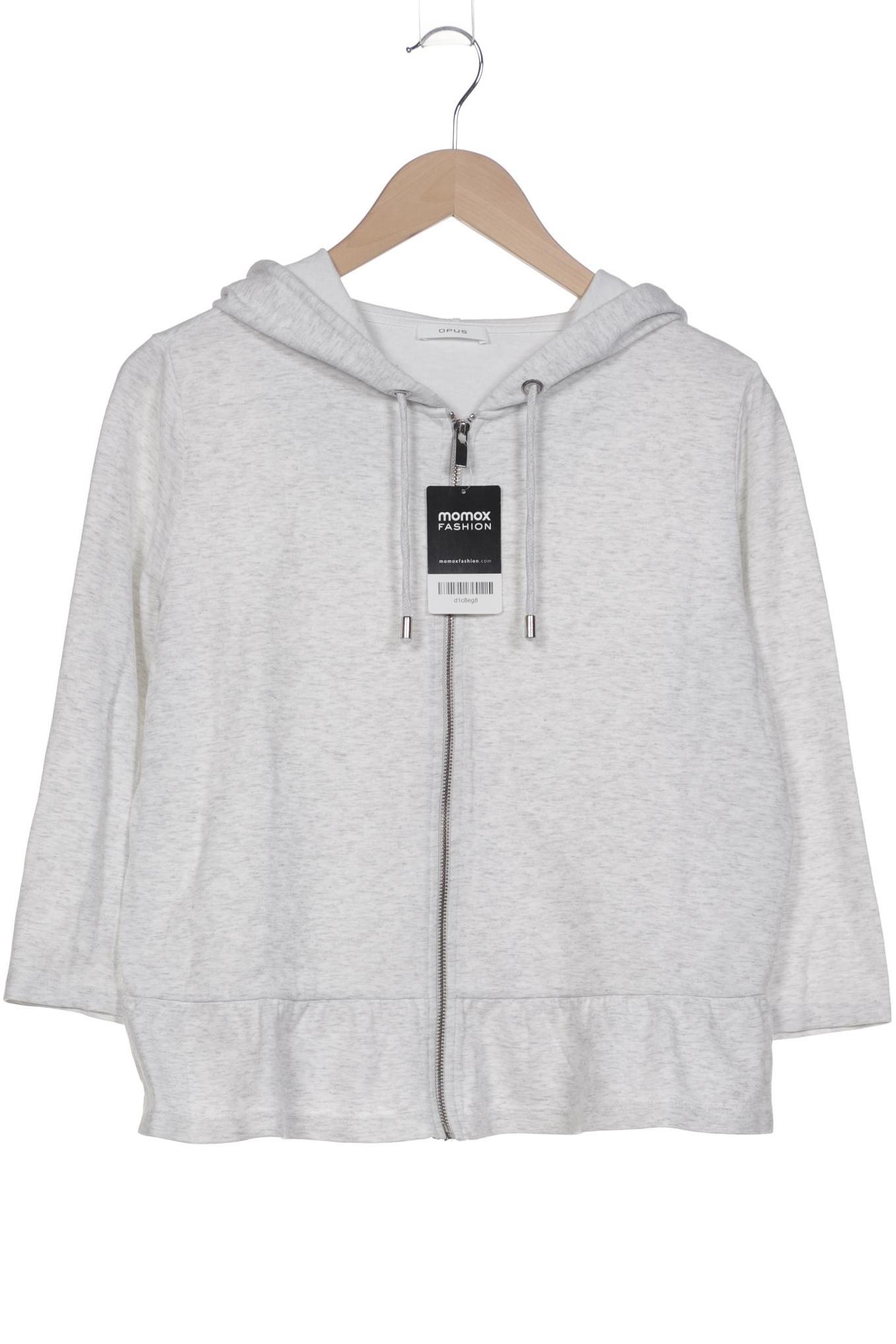 

Opus Damen Kapuzenpullover, weiß, Gr. 36