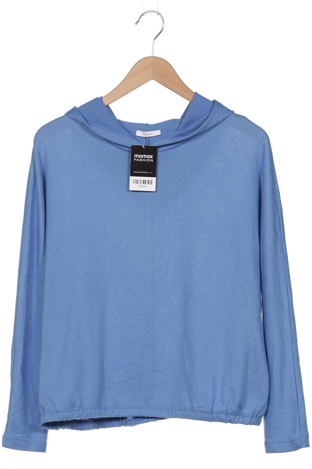 

Opus Damen Kapuzenpullover, blau, Gr. 40