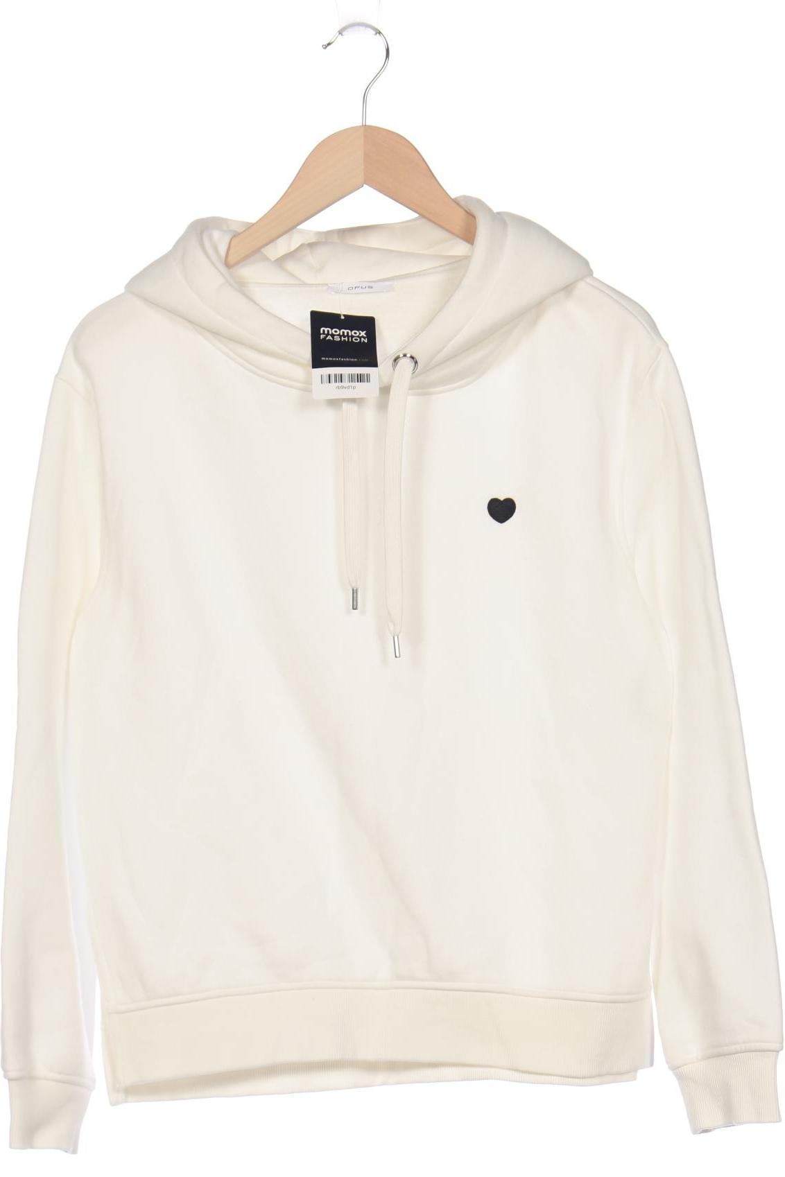 

Opus Damen Kapuzenpullover, weiß, Gr. 38