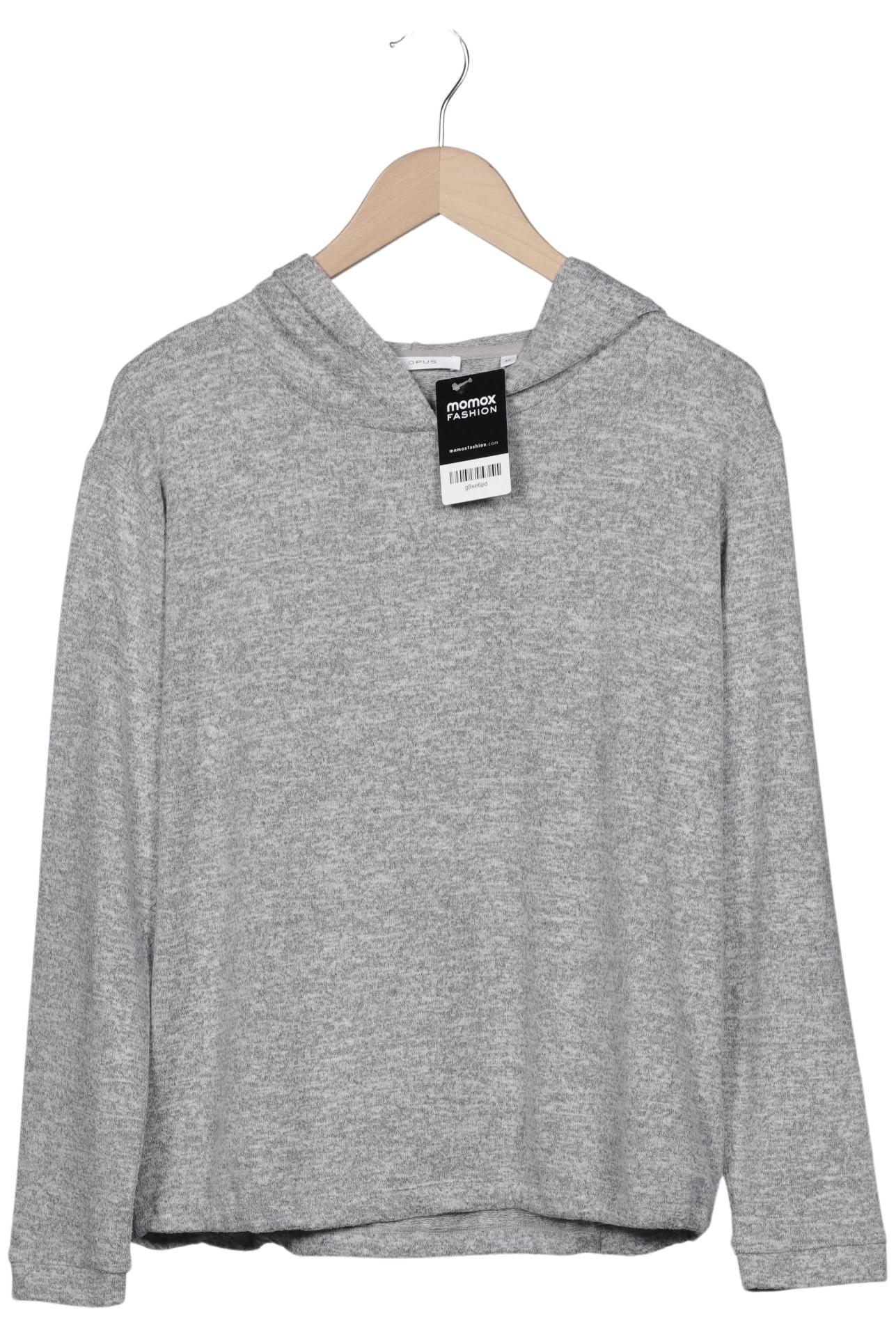 

Opus Damen Kapuzenpullover, grau, Gr. 40