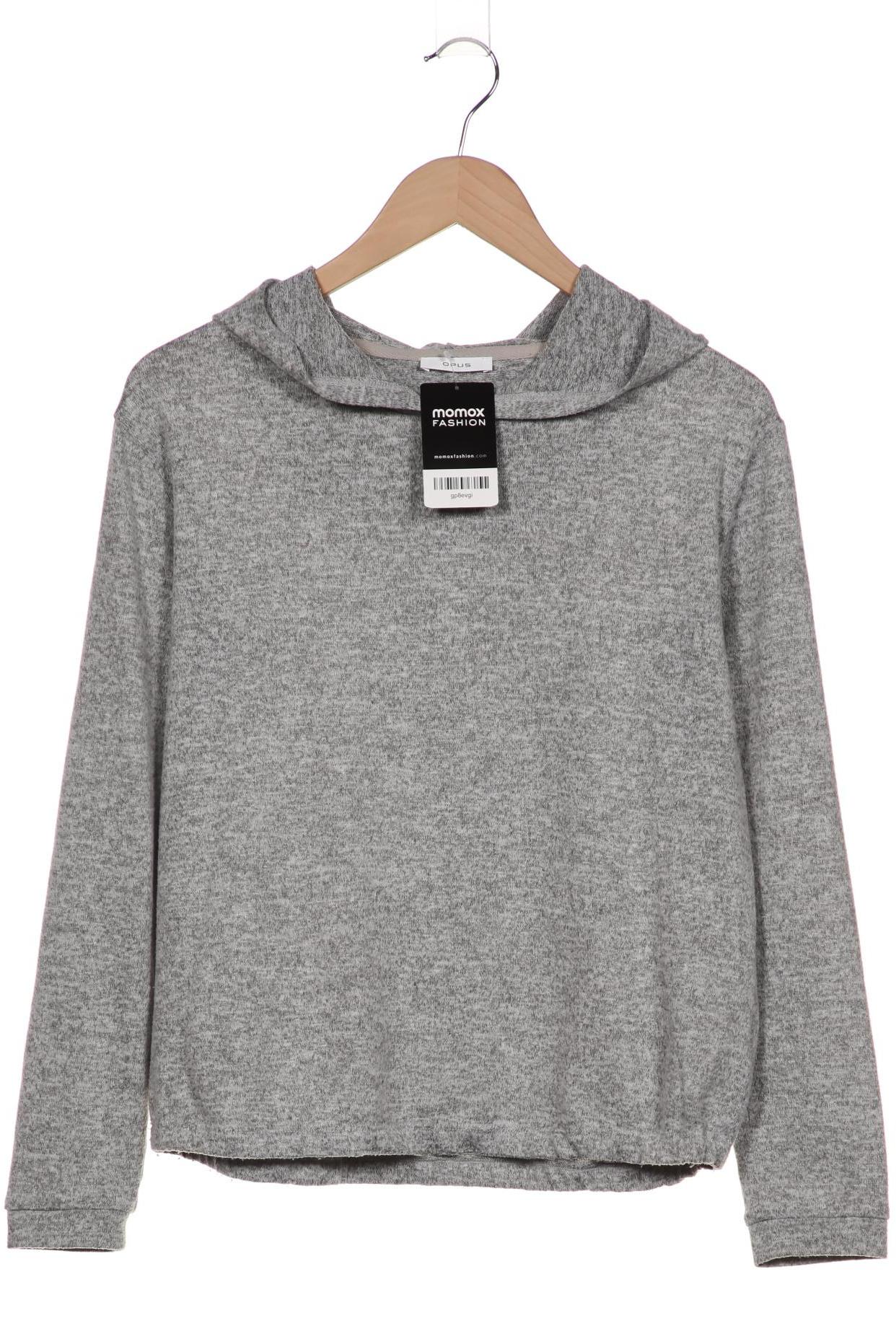 

Opus Damen Kapuzenpullover, grau, Gr. 38