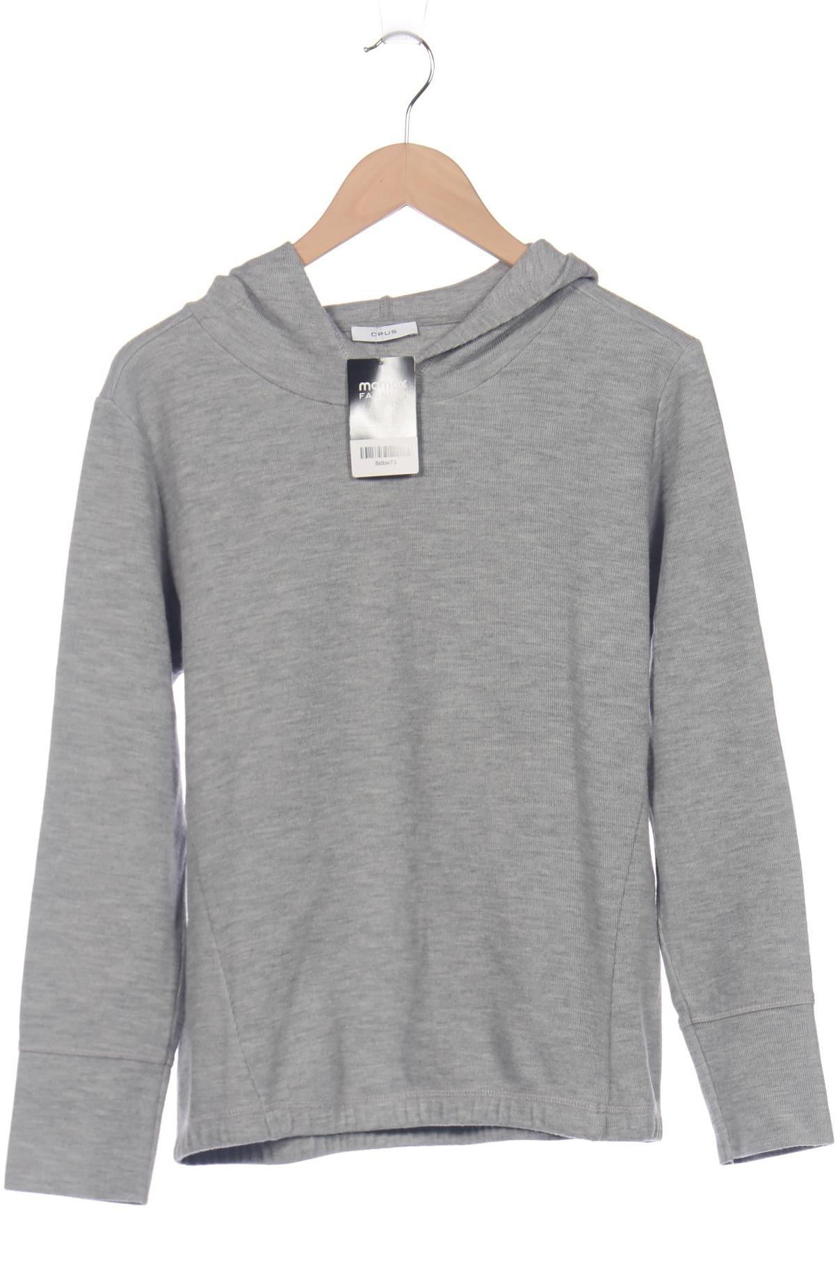 

Opus Damen Kapuzenpullover, grau, Gr. 42