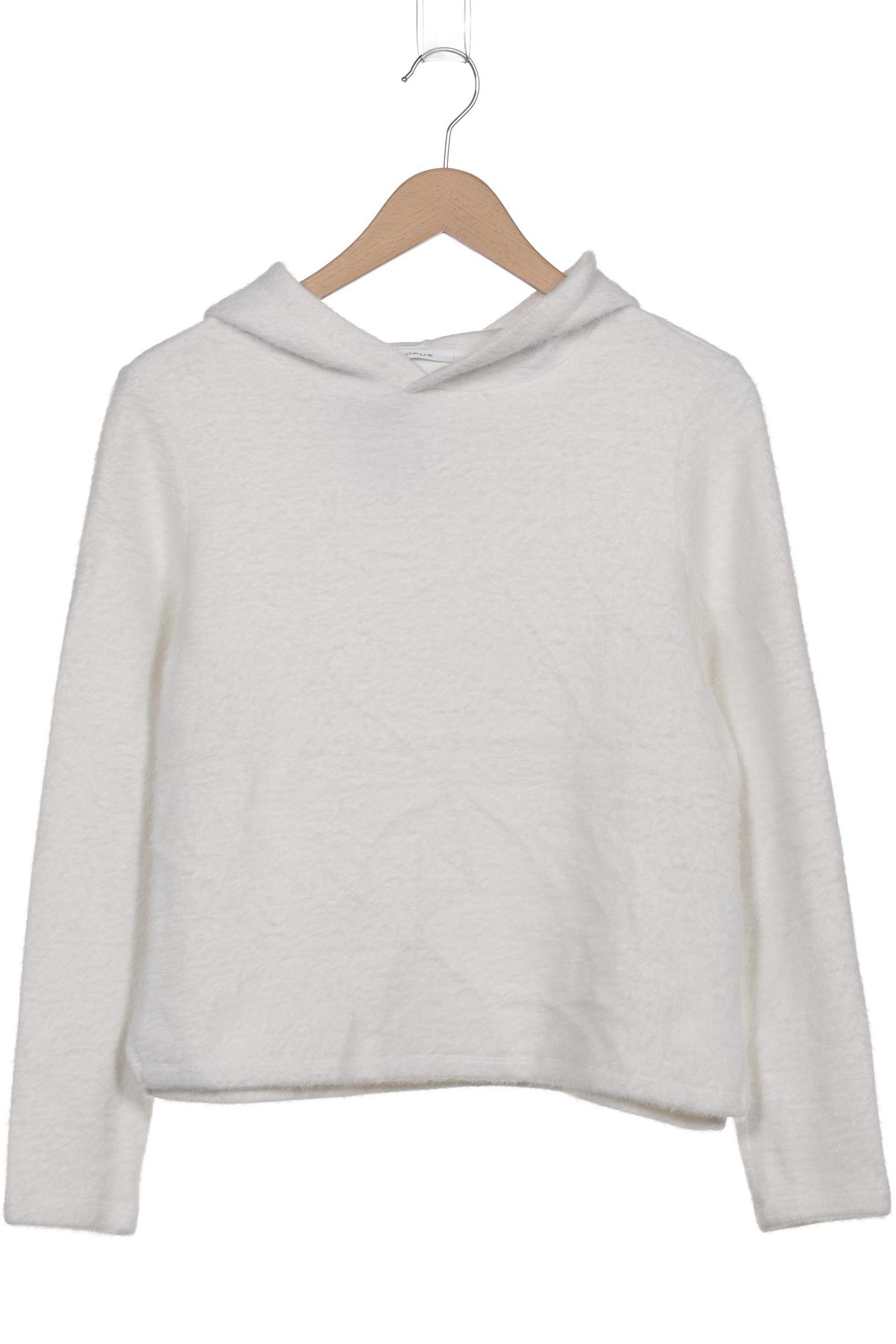 

Opus Damen Kapuzenpullover, weiß, Gr. 38