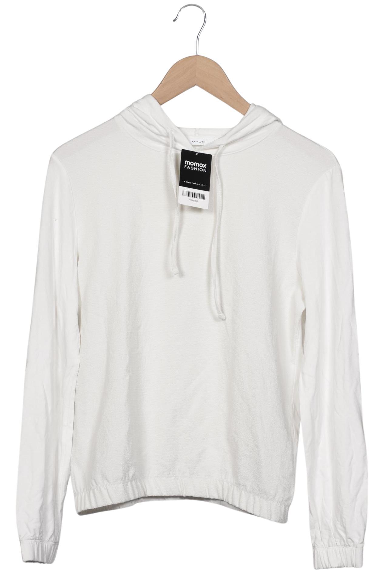 

Opus Damen Kapuzenpullover, weiß, Gr. 36