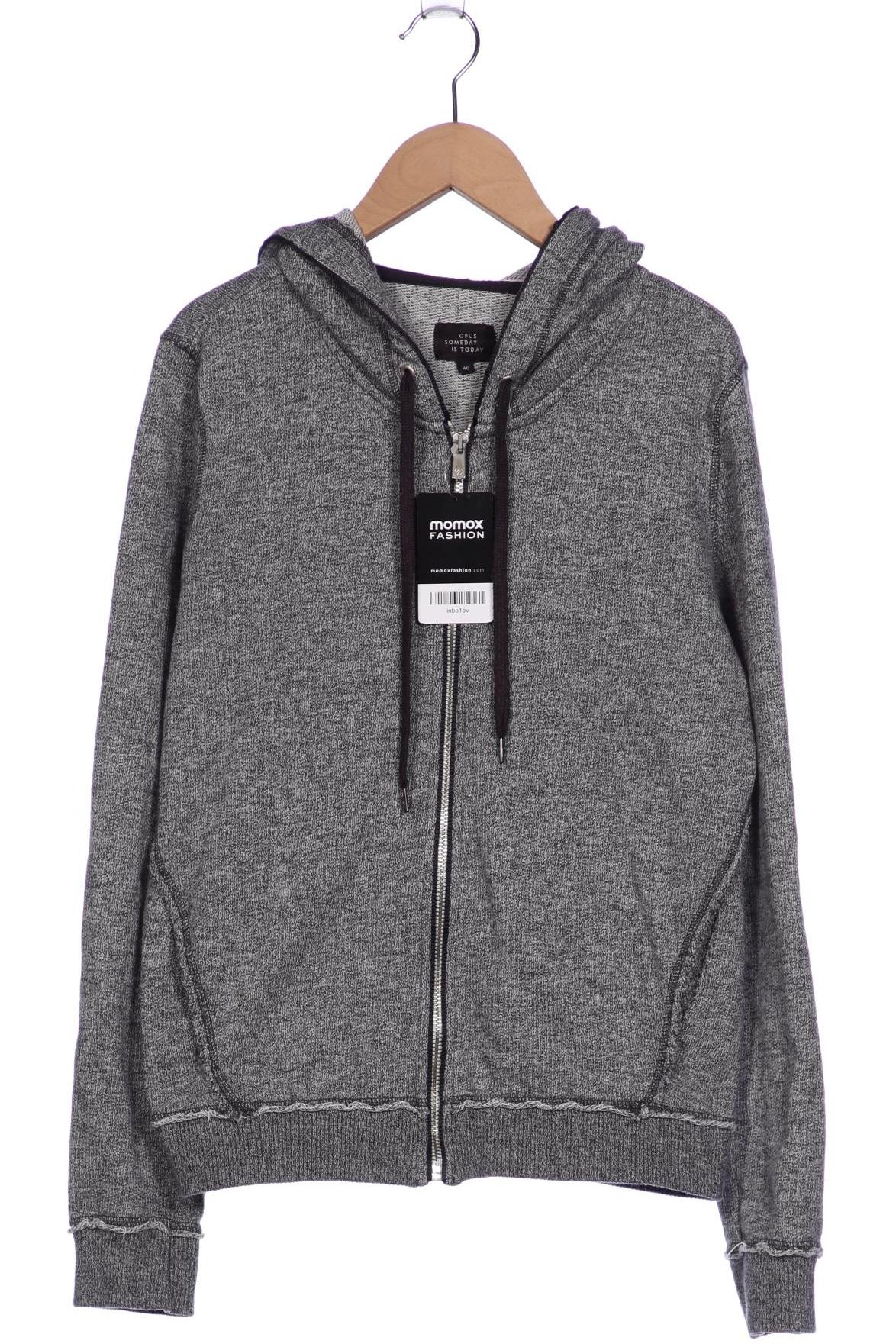 

Opus Damen Kapuzenpullover, grau, Gr. 40
