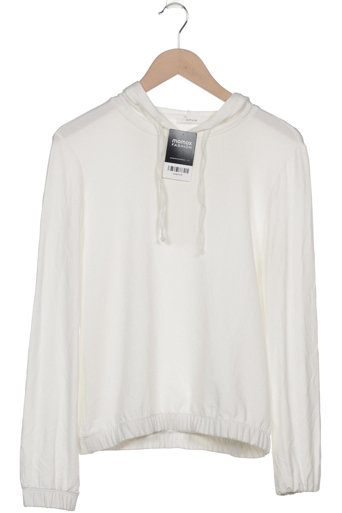 

Opus Damen Kapuzenpullover, weiß, Gr. 36