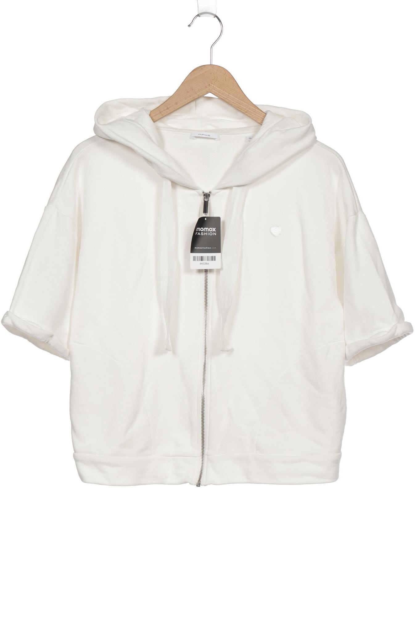 

Opus Damen Kapuzenpullover, weiß, Gr. 40