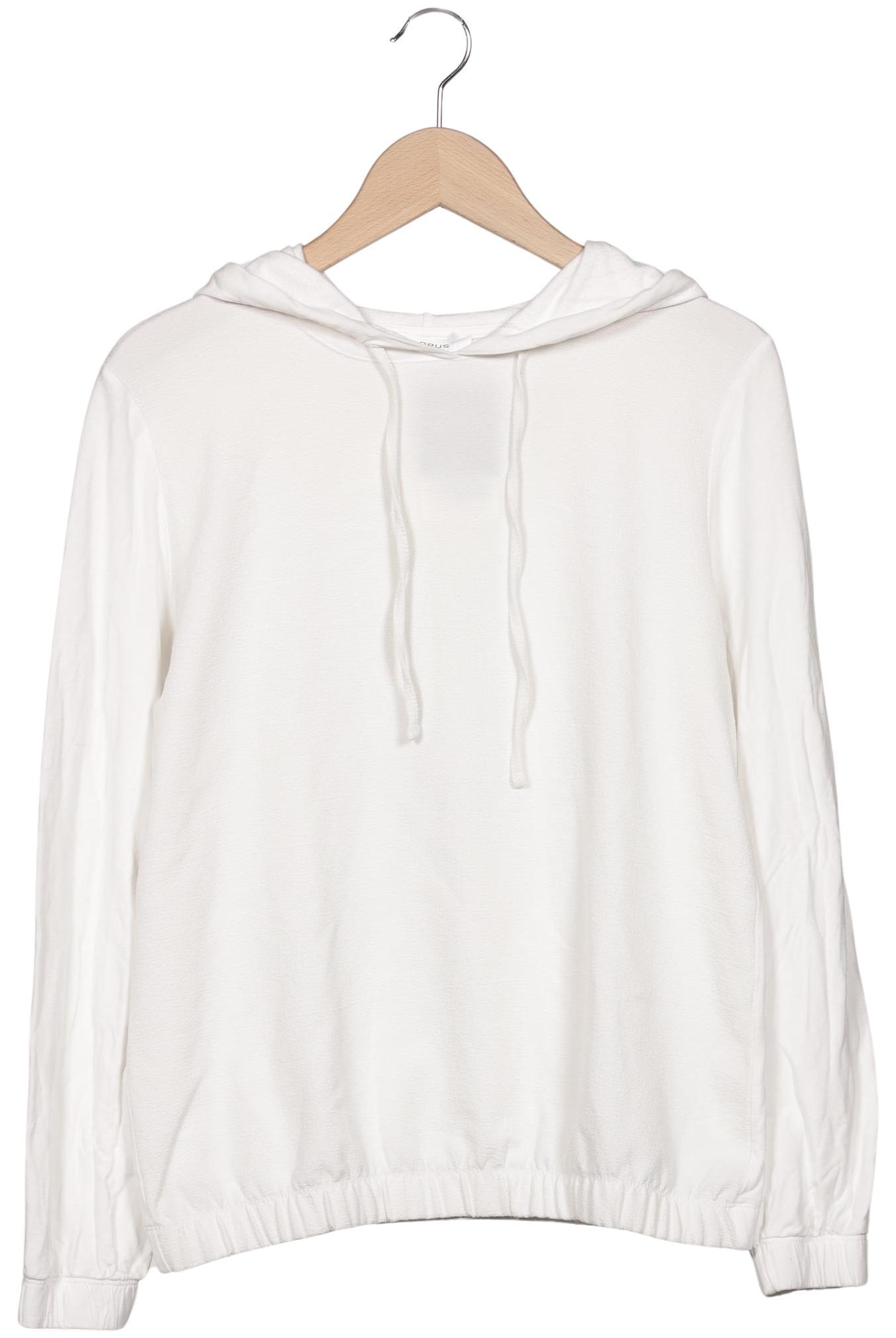 

Opus Damen Kapuzenpullover, weiß, Gr. 38