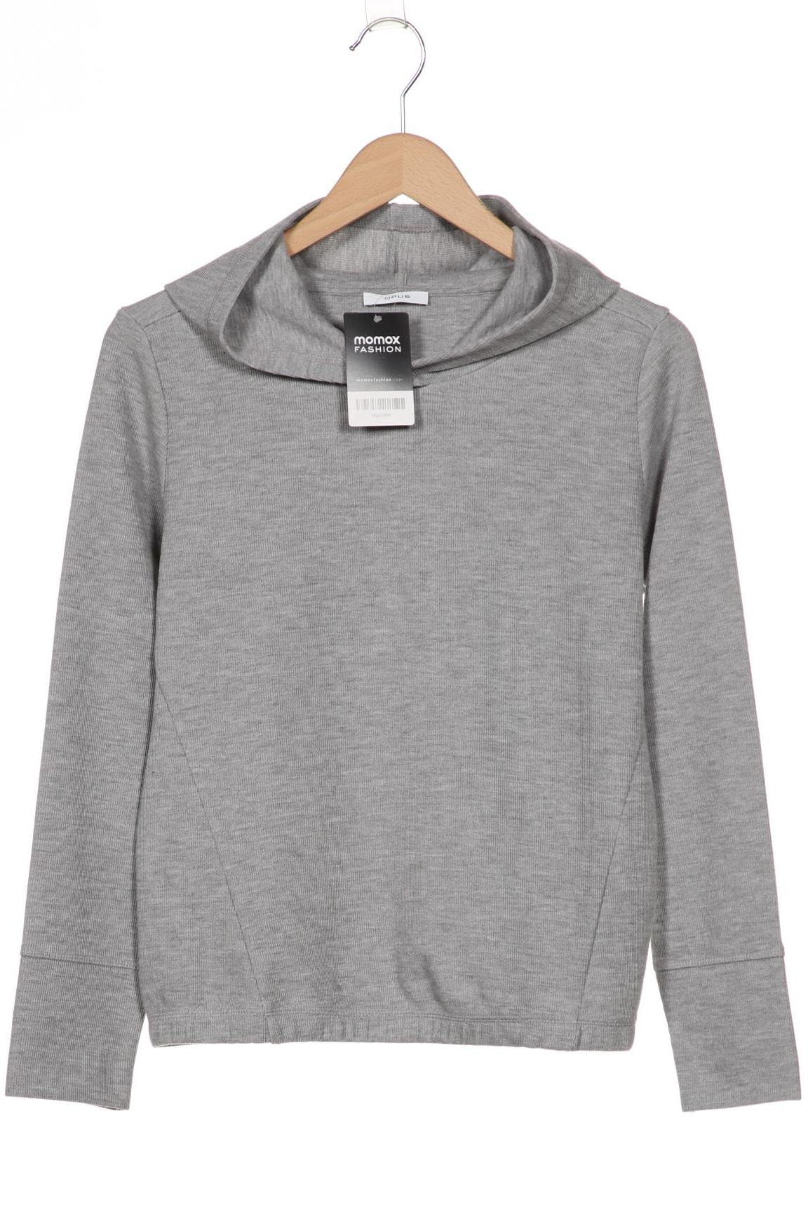 

Opus Damen Kapuzenpullover, grau, Gr. 36