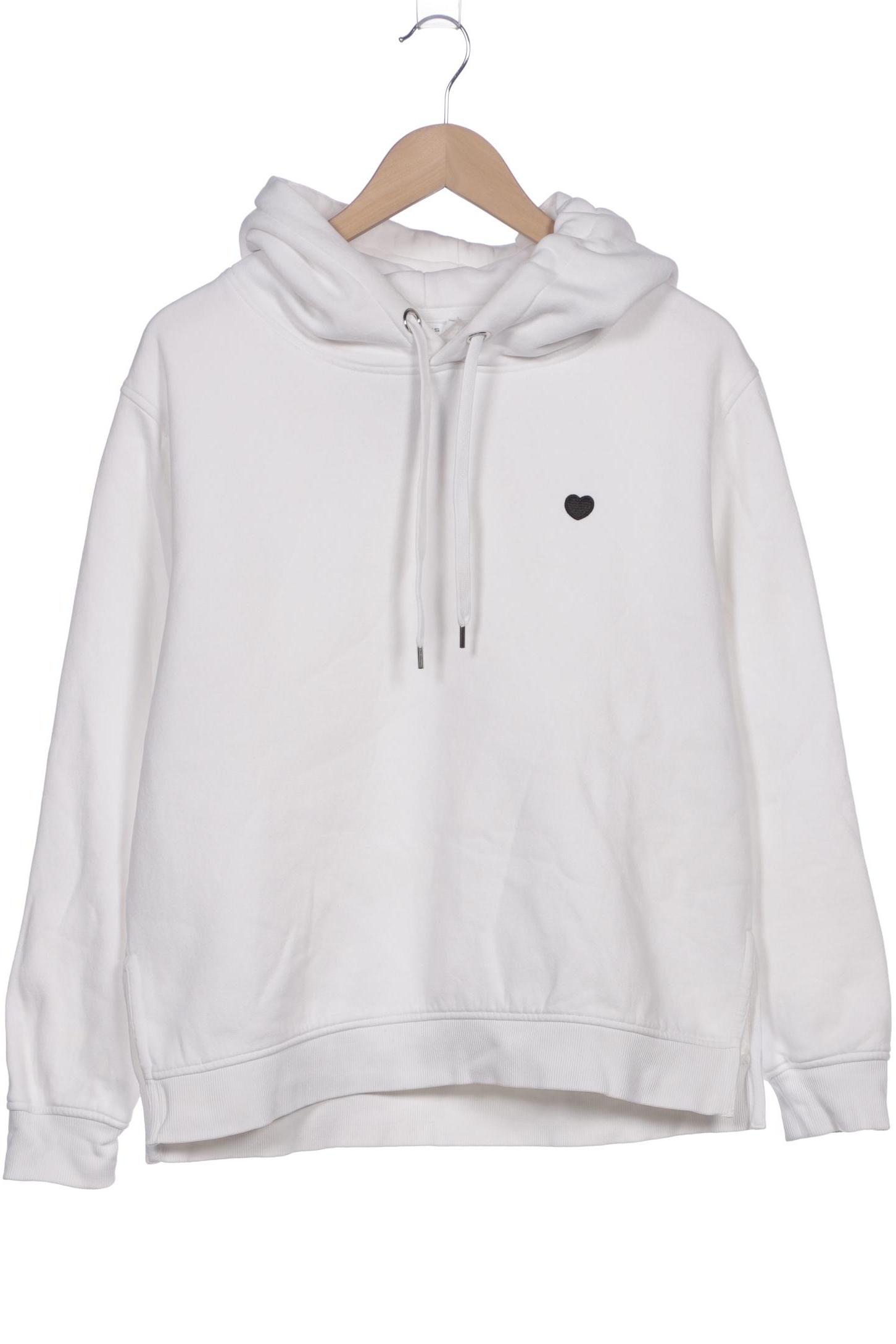 

Opus Damen Kapuzenpullover, weiß, Gr. 42