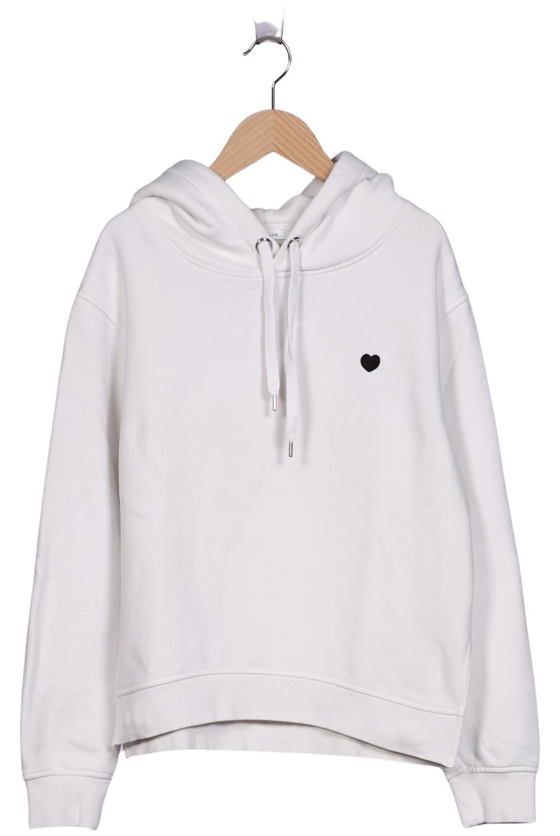 

Opus Damen Kapuzenpullover, weiß, Gr. 36