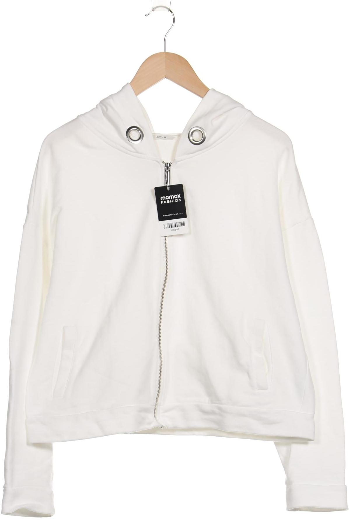 

Opus Damen Kapuzenpullover, weiß, Gr. 40