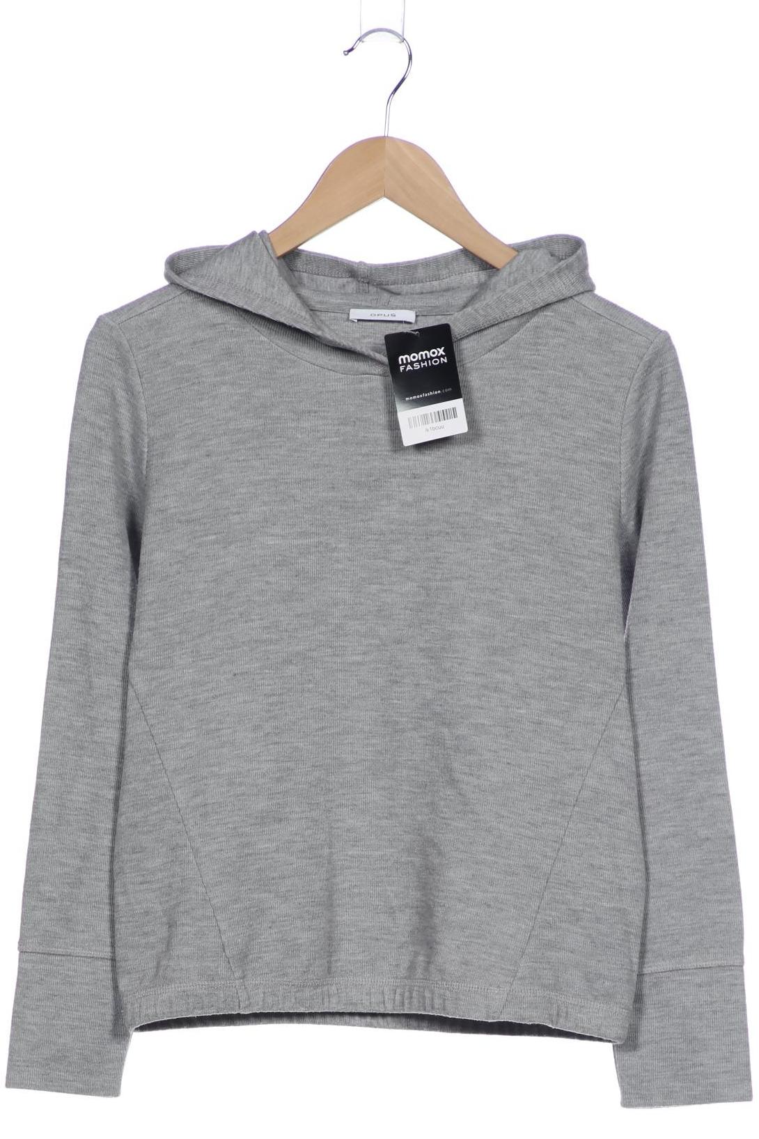 

Opus Damen Kapuzenpullover, grau, Gr. 36