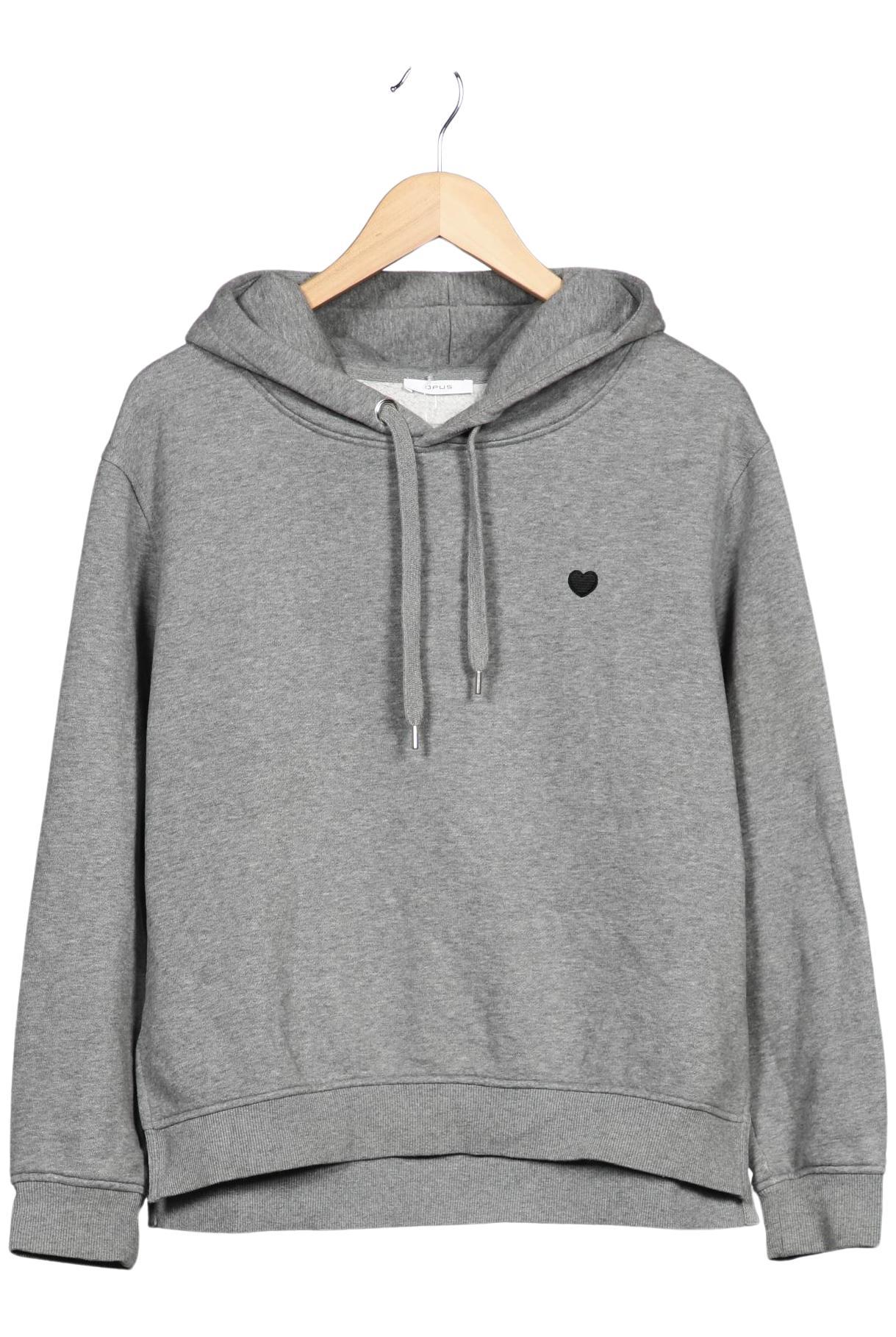 

Opus Damen Kapuzenpullover, grau, Gr. 40