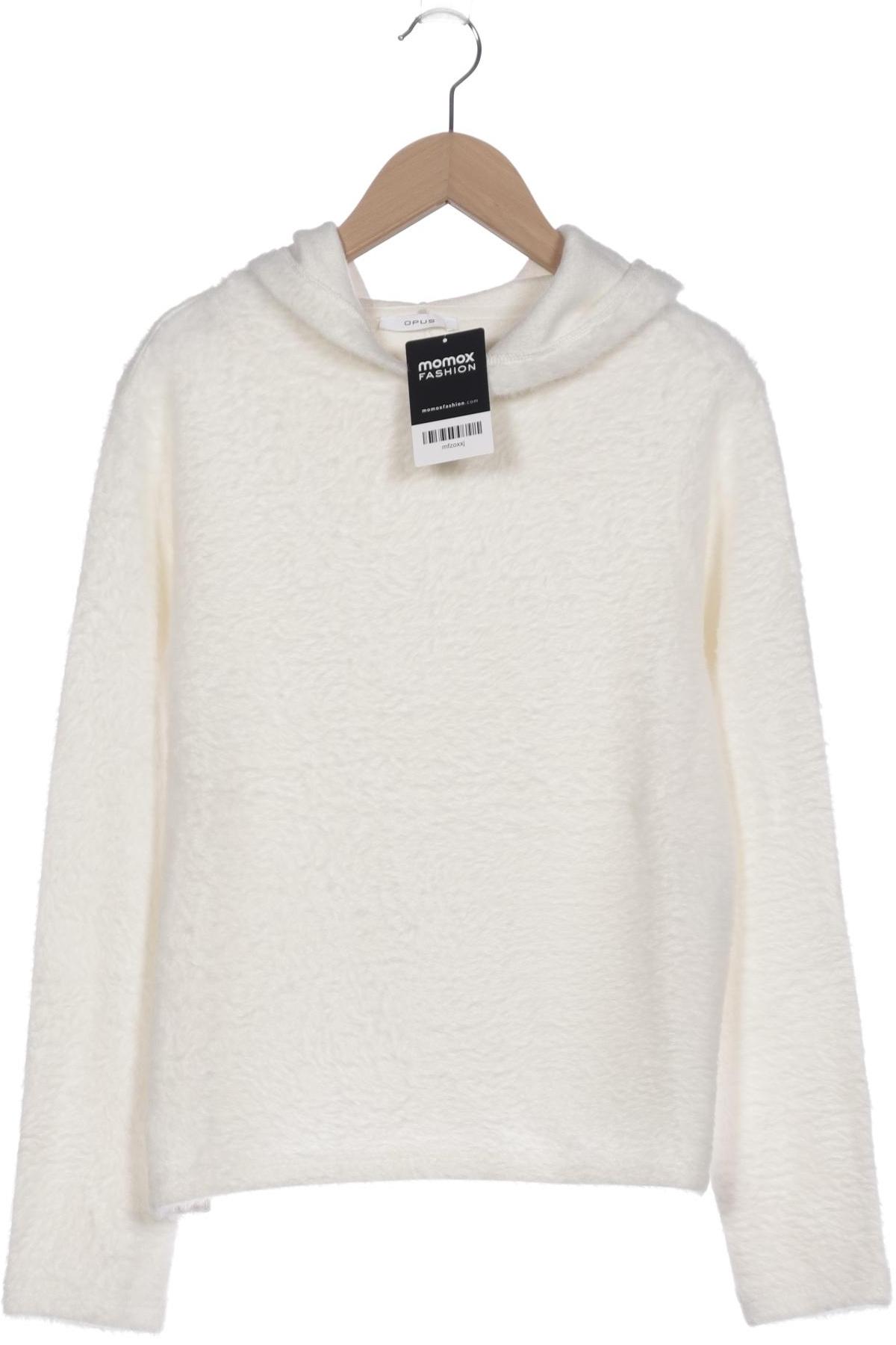 

Opus Damen Kapuzenpullover, weiß, Gr. 36