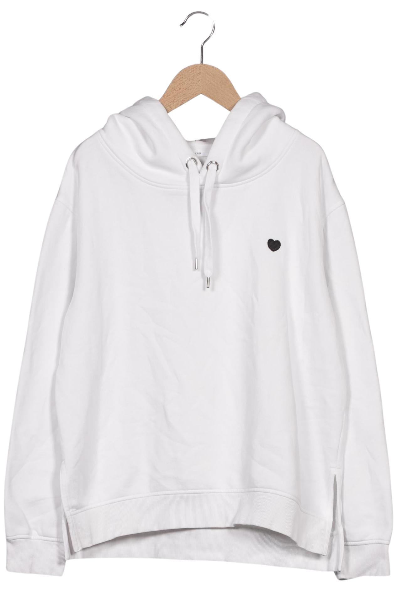 

Opus Damen Kapuzenpullover, weiß, Gr. 42