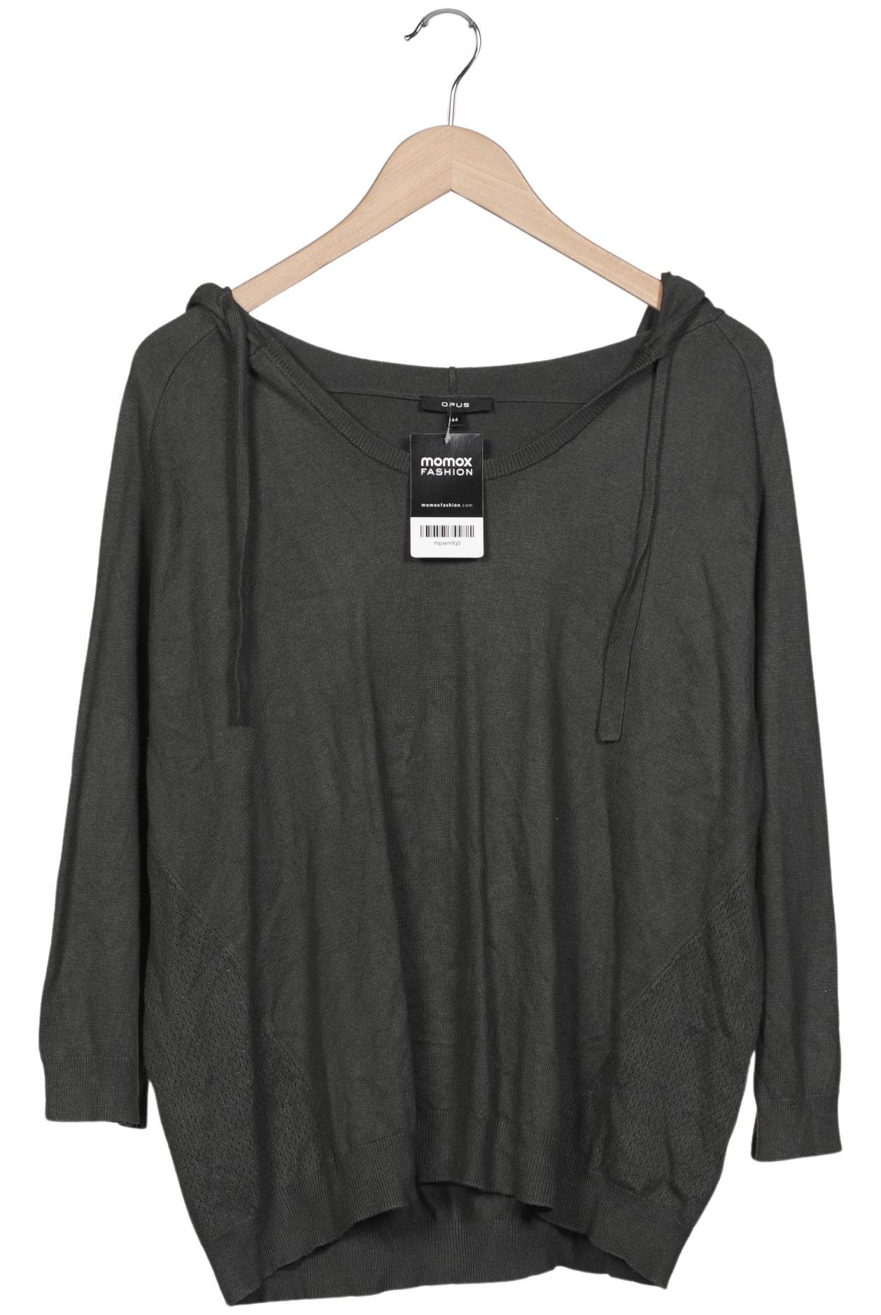 

Opus Damen Kapuzenpullover, grau, Gr. 44