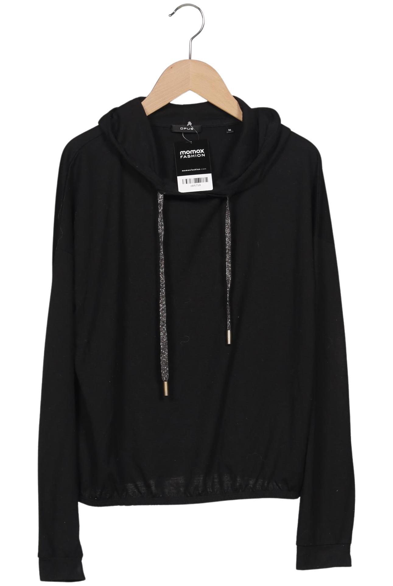 

Opus Damen Kapuzenpullover, schwarz, Gr. 36