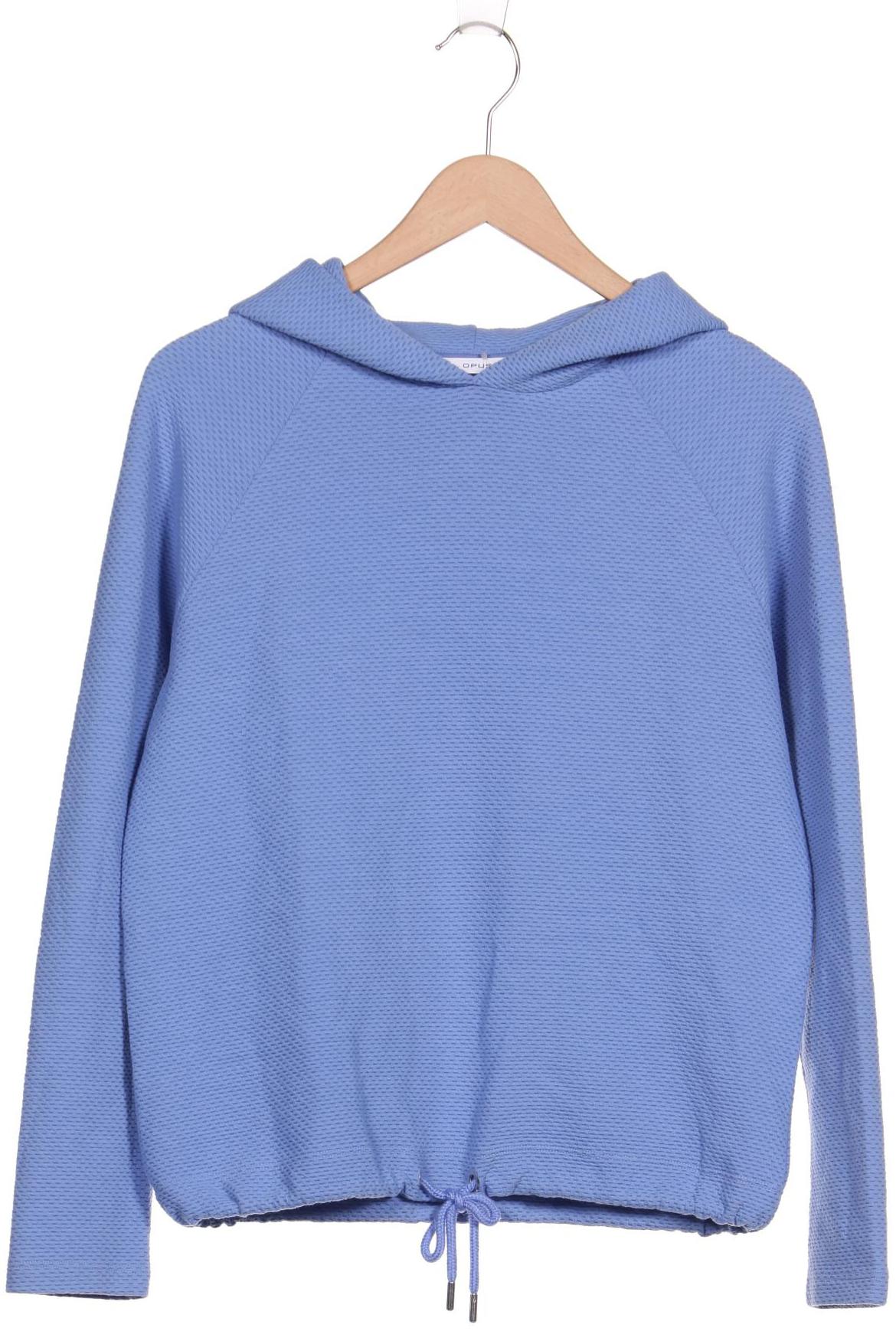 

Opus Damen Kapuzenpullover, blau, Gr. 38