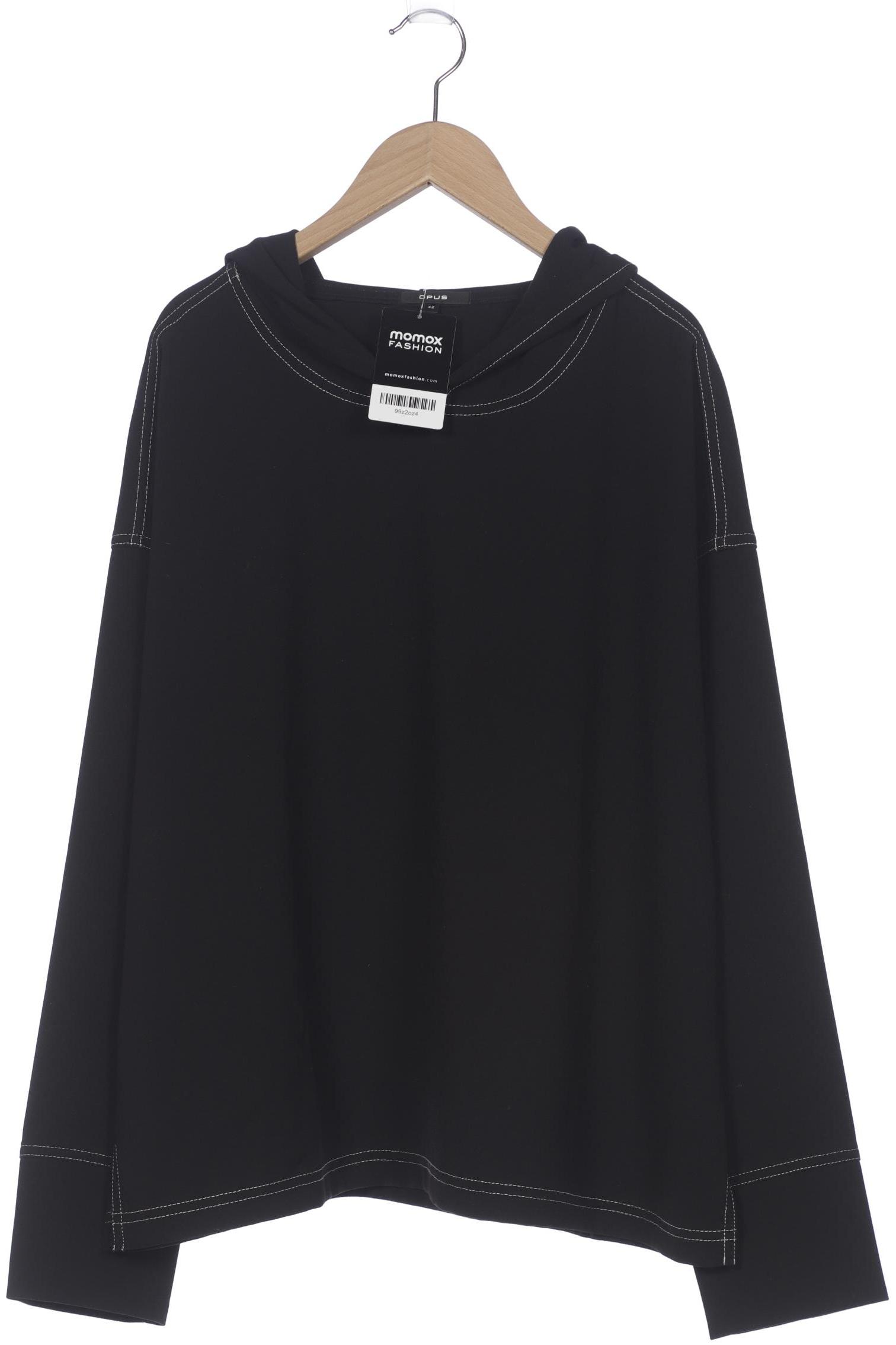 

Opus Damen Kapuzenpullover, schwarz, Gr. 42