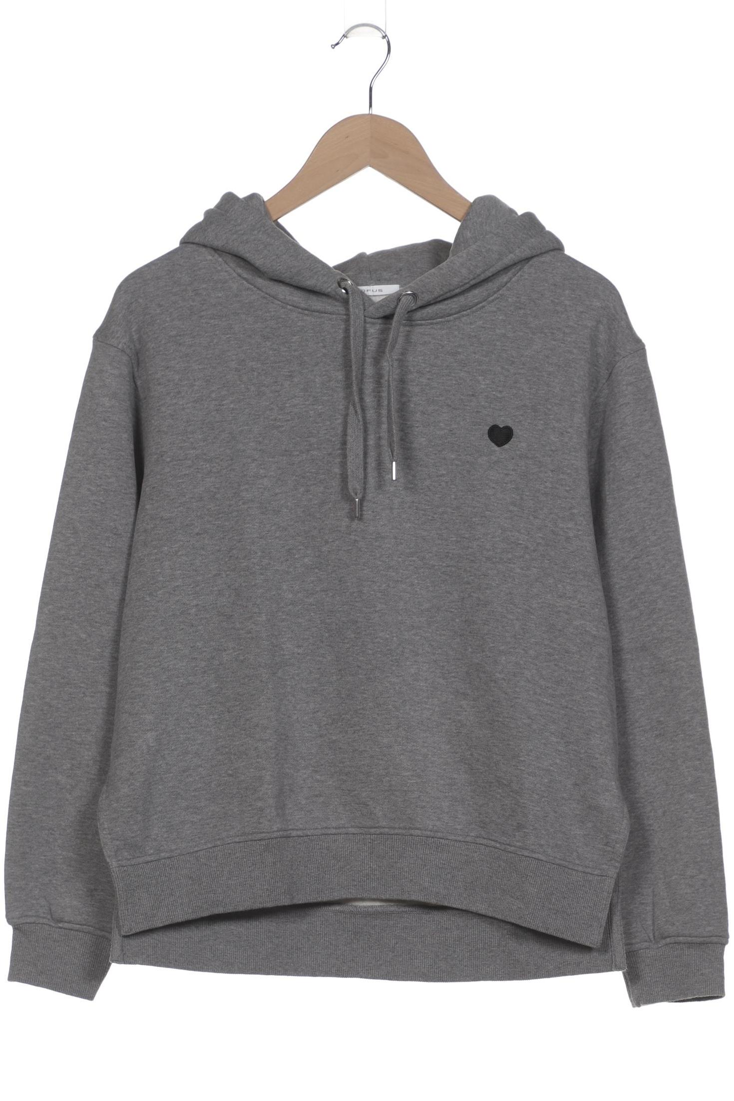

Opus Damen Kapuzenpullover, grau, Gr. 38