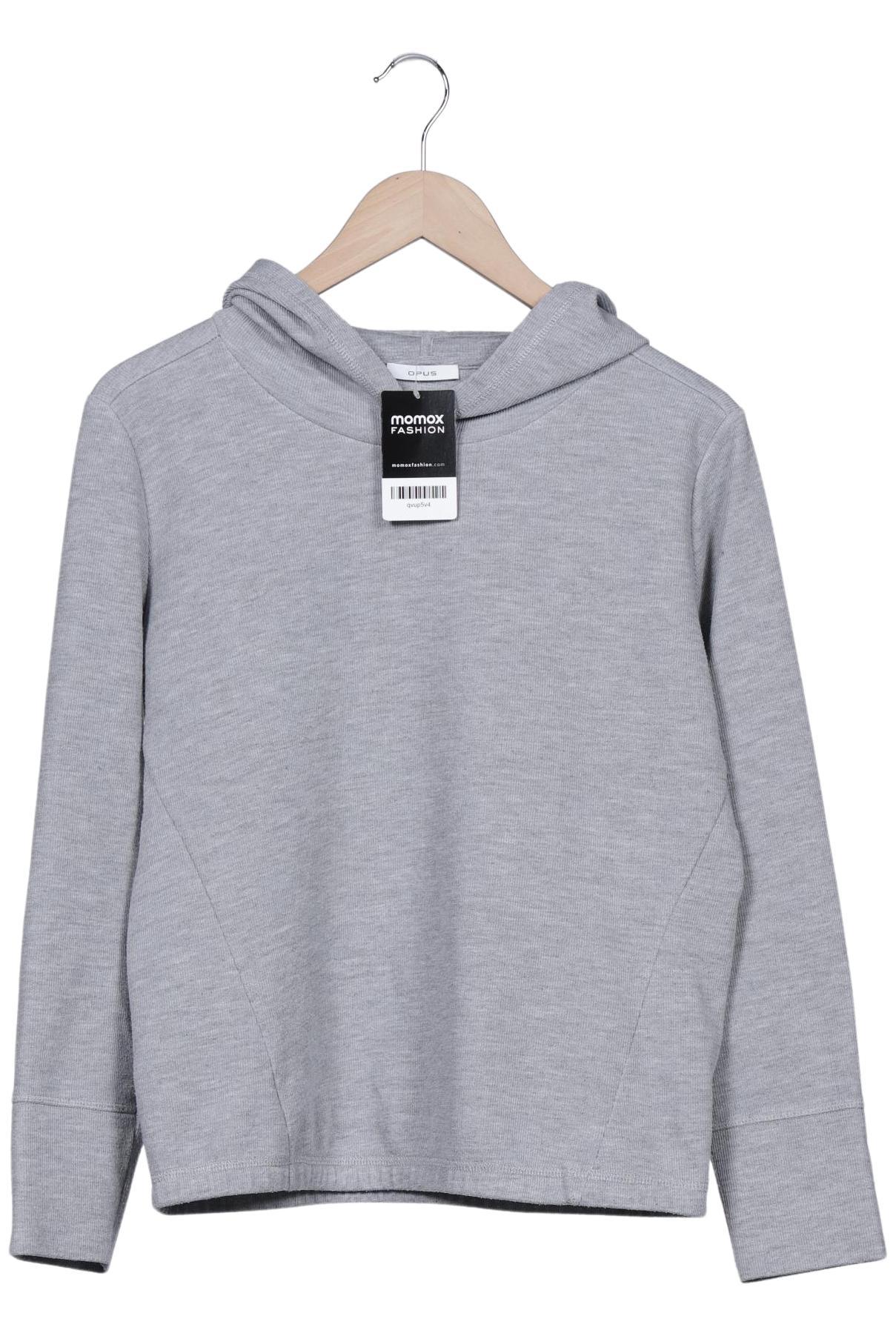 

Opus Damen Kapuzenpullover, grau, Gr. 40
