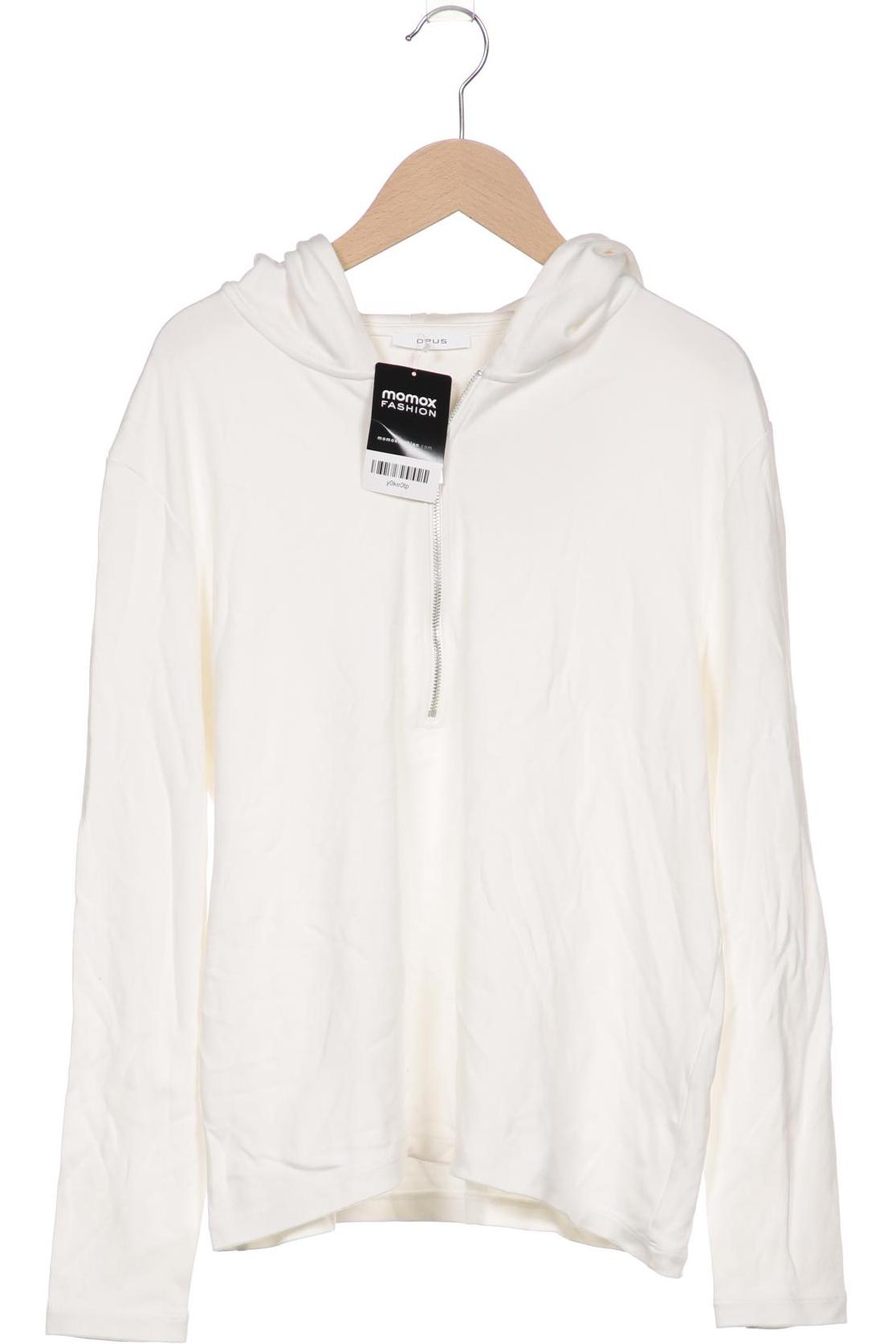 

Opus Damen Kapuzenpullover, weiß, Gr. 40