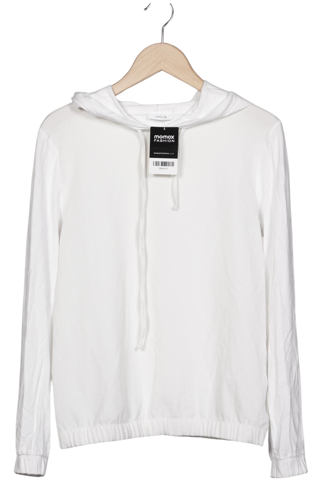 

Opus Damen Kapuzenpullover, weiß, Gr. 38