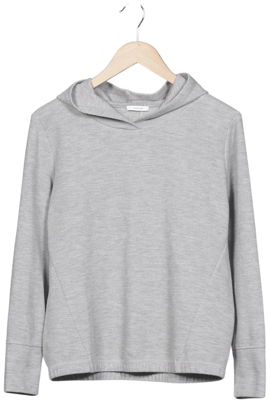 

Opus Damen Kapuzenpullover, grau, Gr. 40