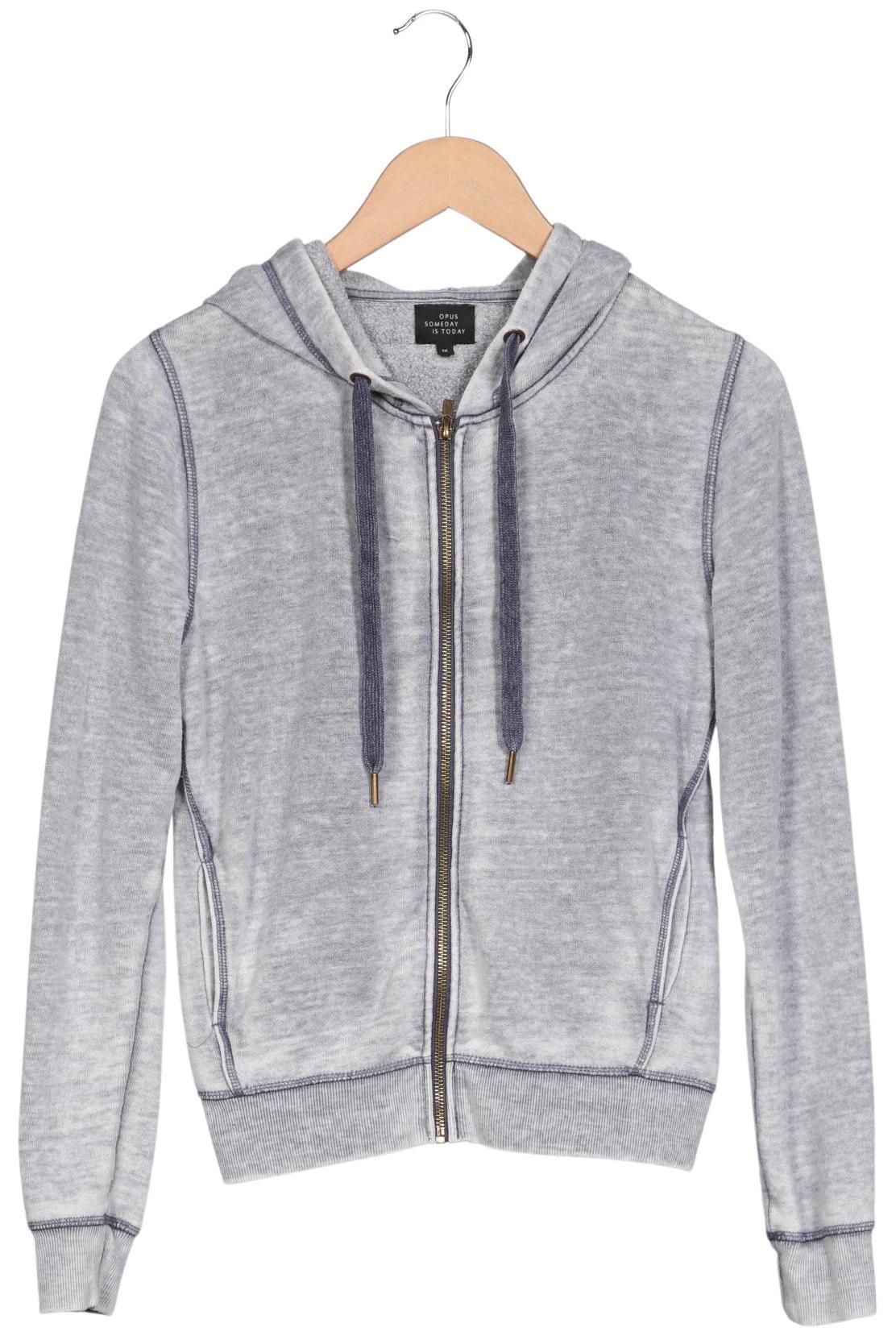 

Opus Damen Kapuzenpullover, grau, Gr. 36