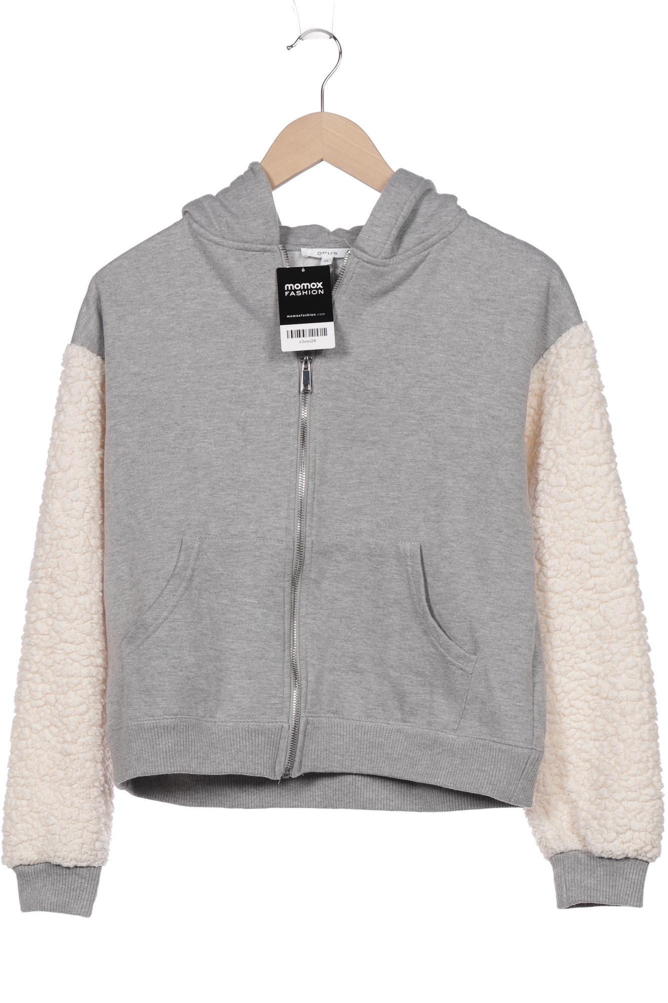

Opus Damen Kapuzenpullover, grau, Gr. 38