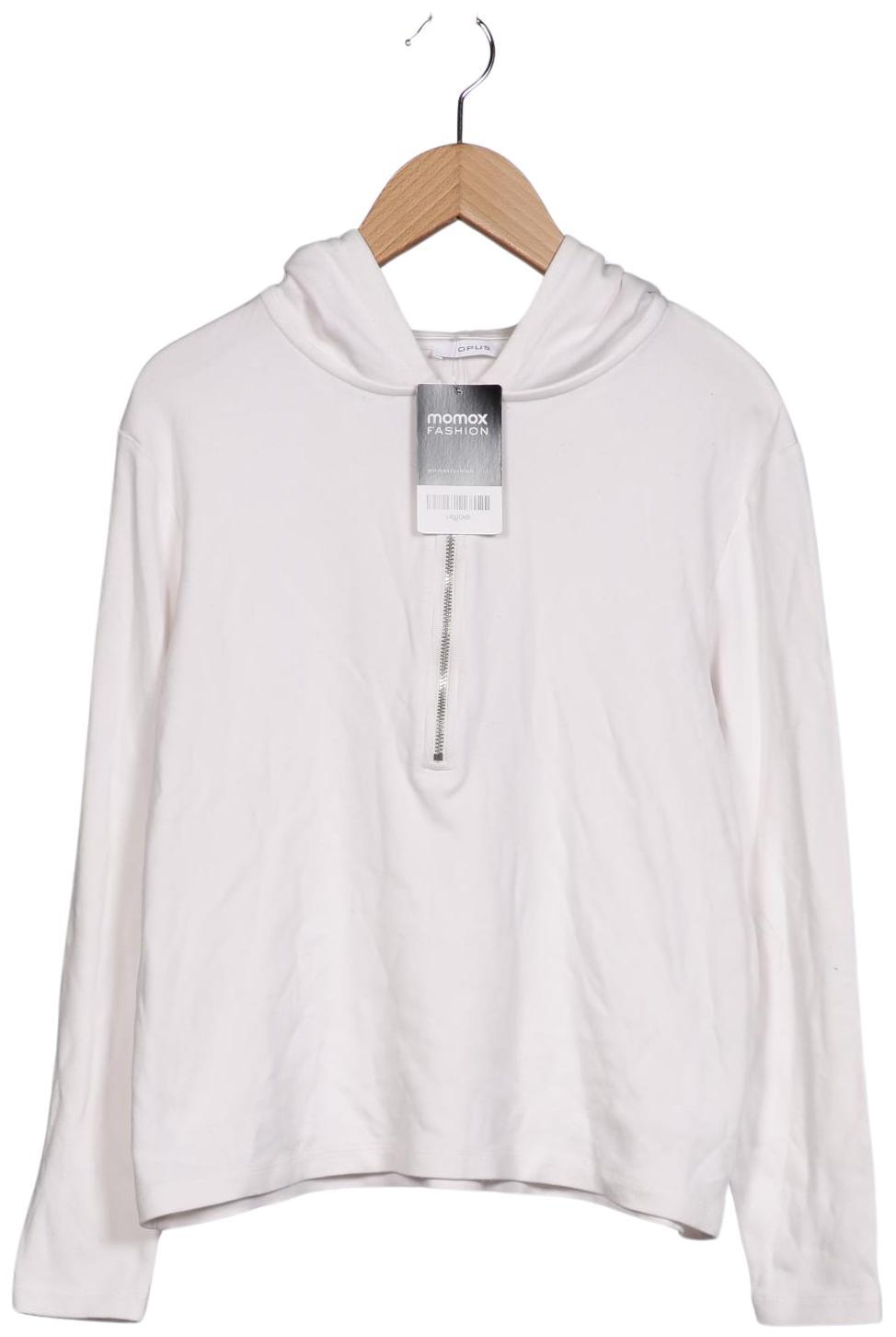 

Opus Damen Kapuzenpullover, weiß, Gr. 38