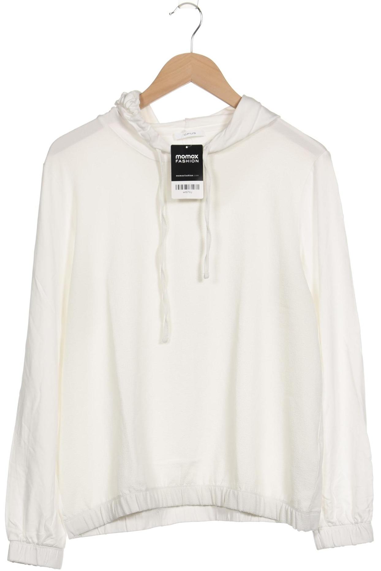 

Opus Damen Kapuzenpullover, weiß, Gr. 42