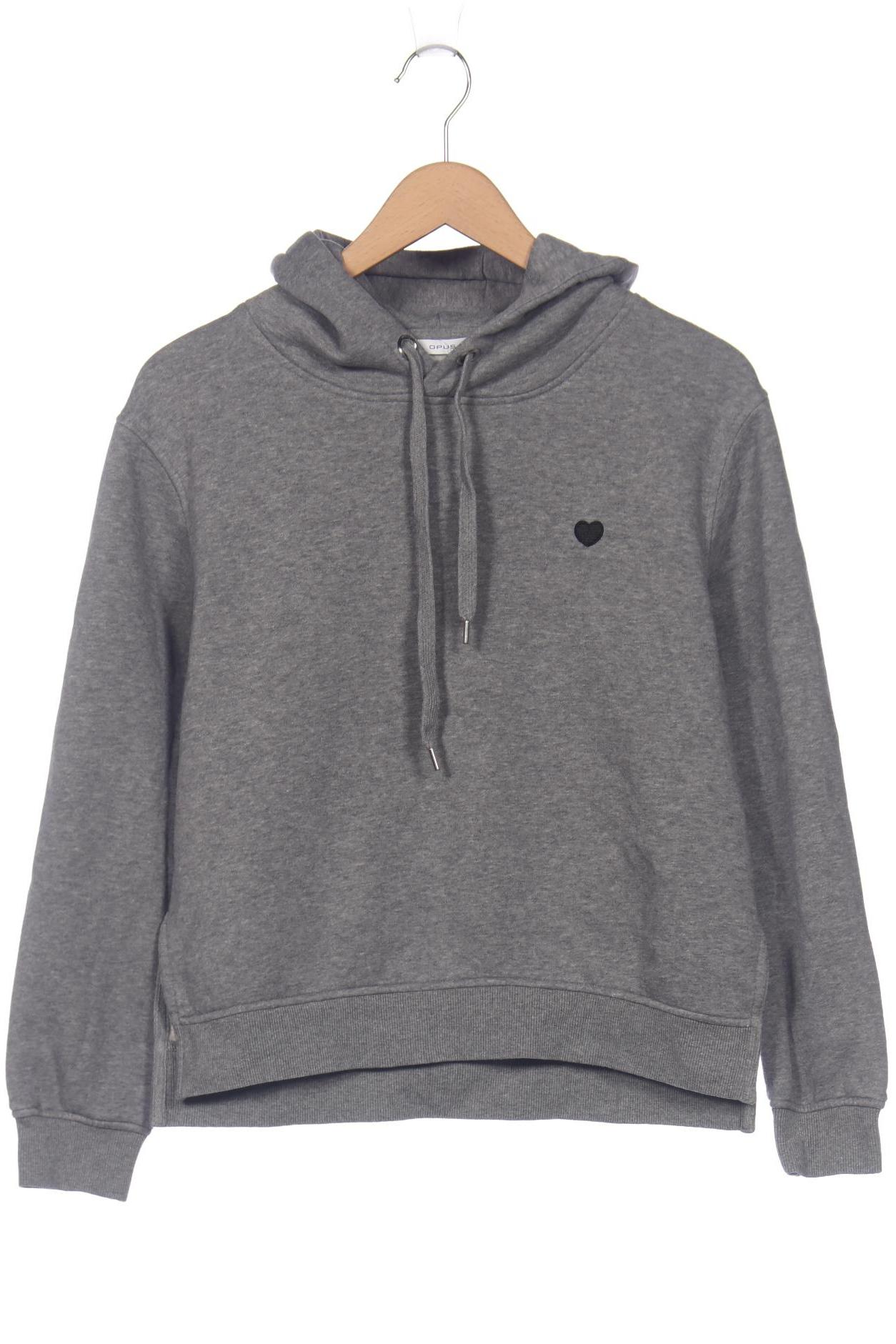 

Opus Damen Kapuzenpullover, grau, Gr. 36