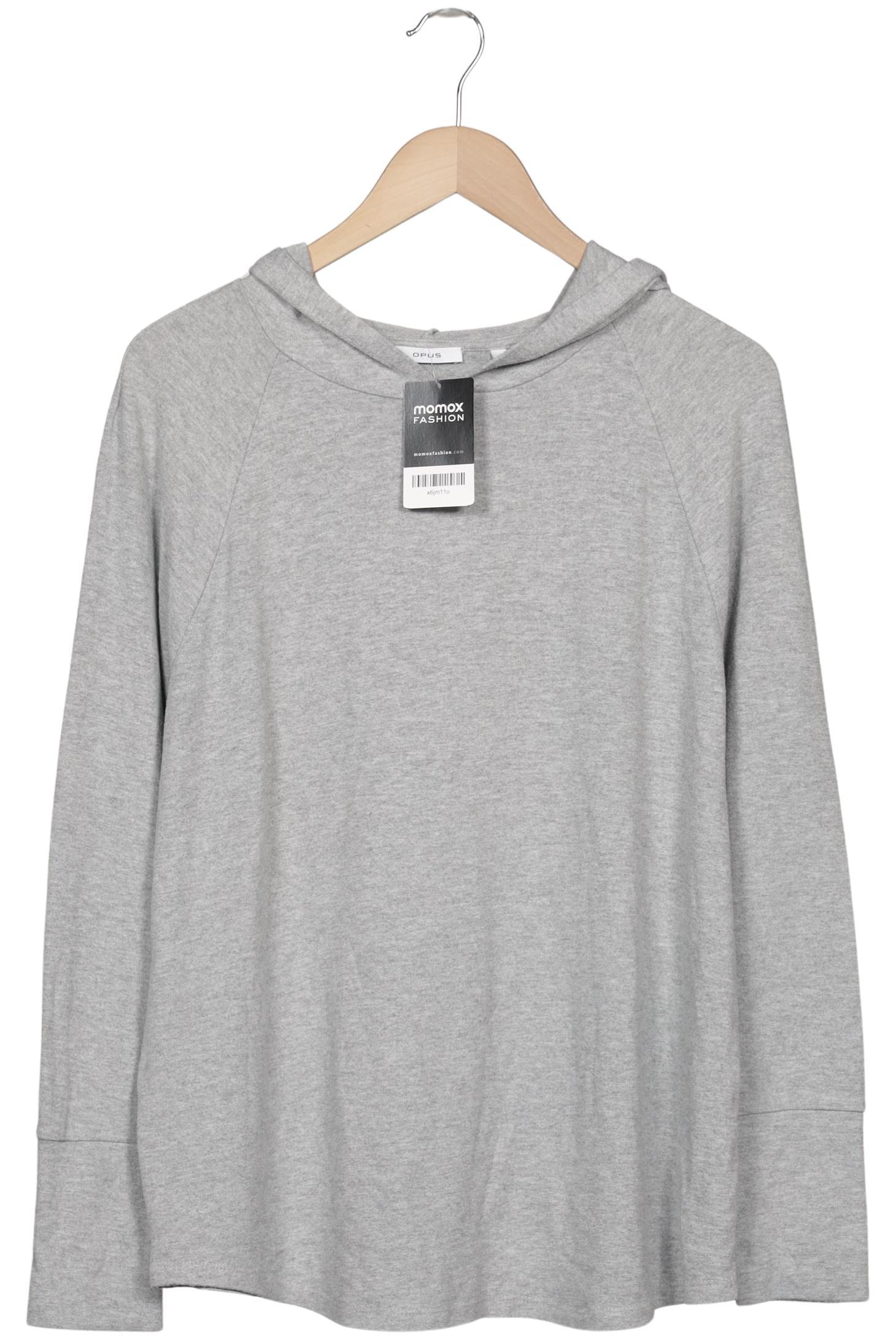 

Opus Damen Kapuzenpullover, grau, Gr. 42