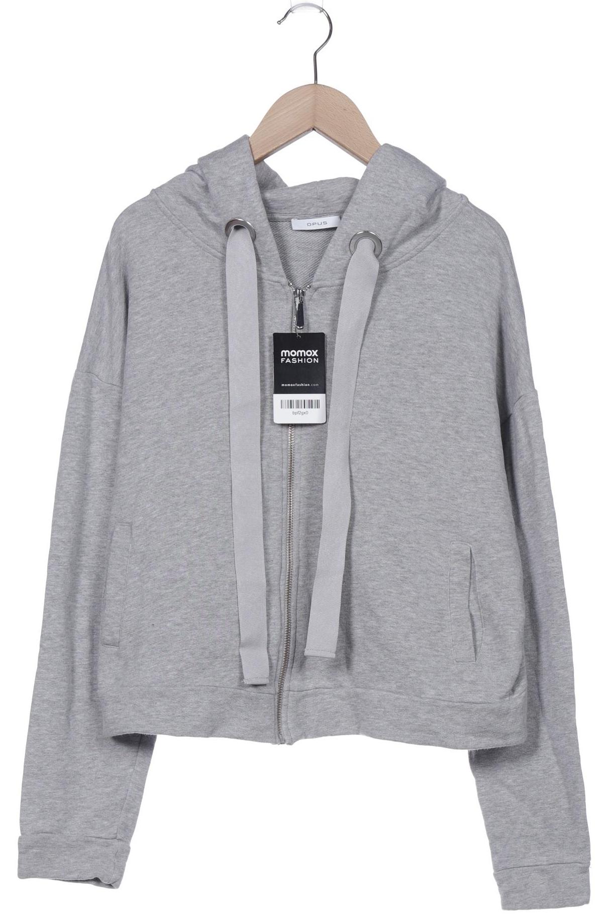 

Opus Damen Kapuzenpullover, grau, Gr. 36