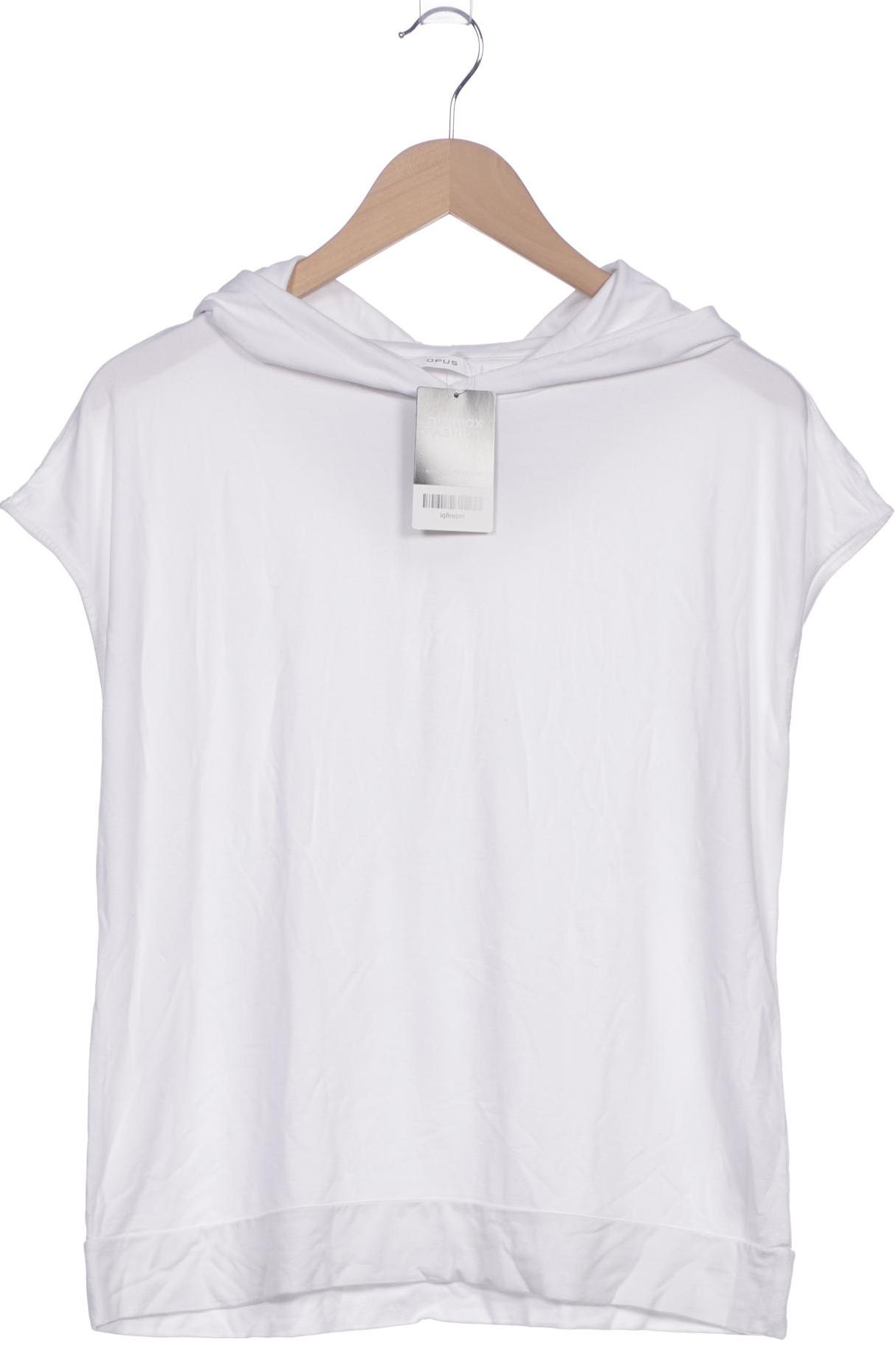 

Opus Damen Kapuzenpullover, weiß, Gr. 40